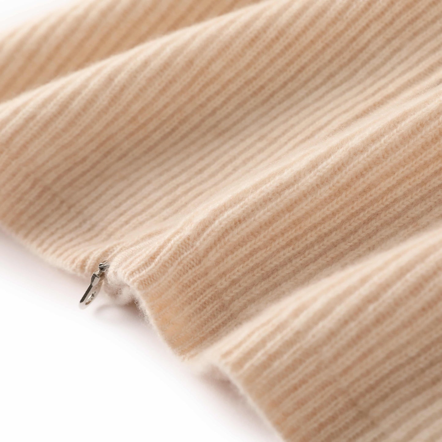 100% cashmere Fashionable warm double head zipper men's cashmere jacket