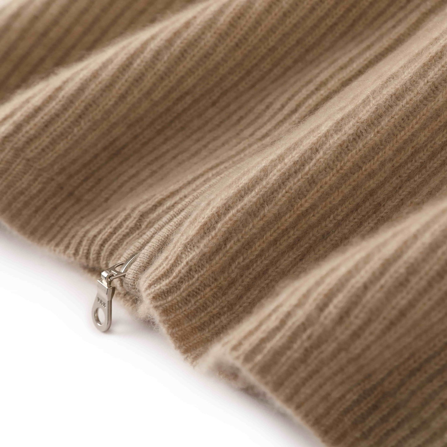 100% cashmere Fashionable warm double head zipper men's cashmere jacket