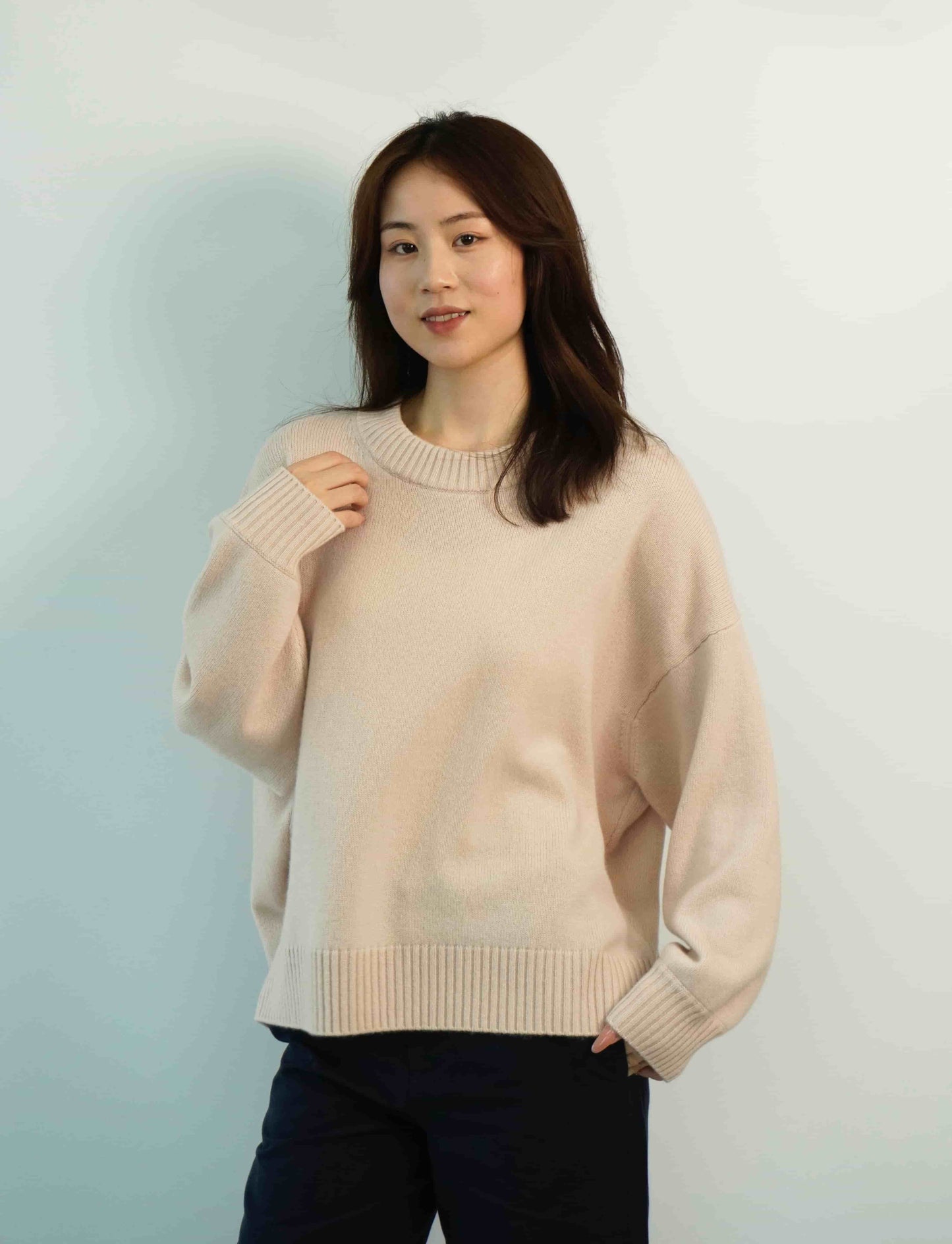 100% Cashmere Loose Fashion Women's Cashmere Sweater