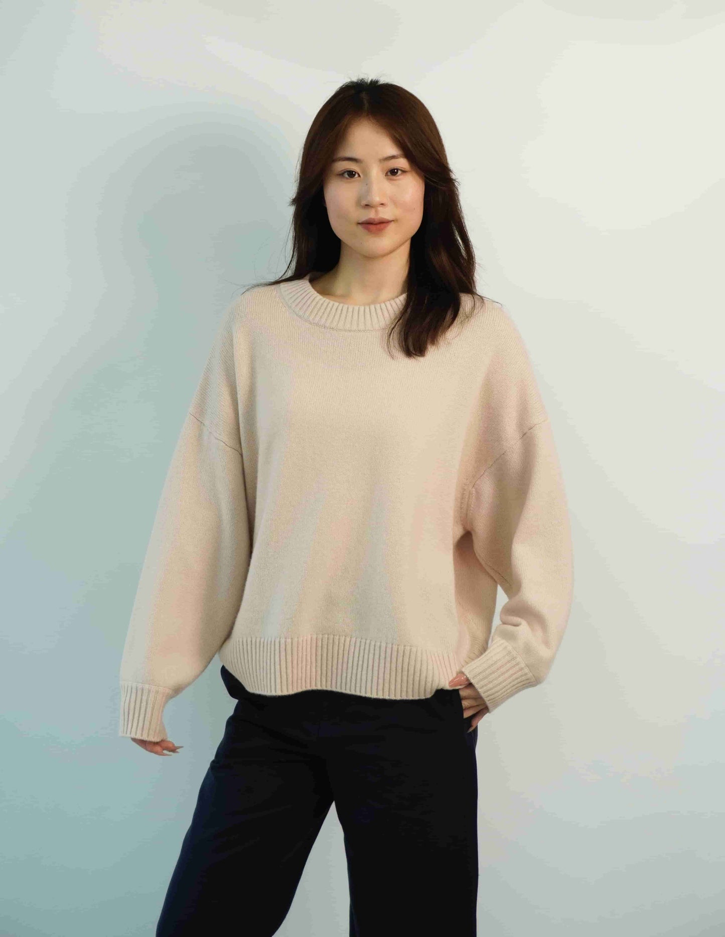 100% Cashmere Loose Fashion Women's Cashmere Sweater