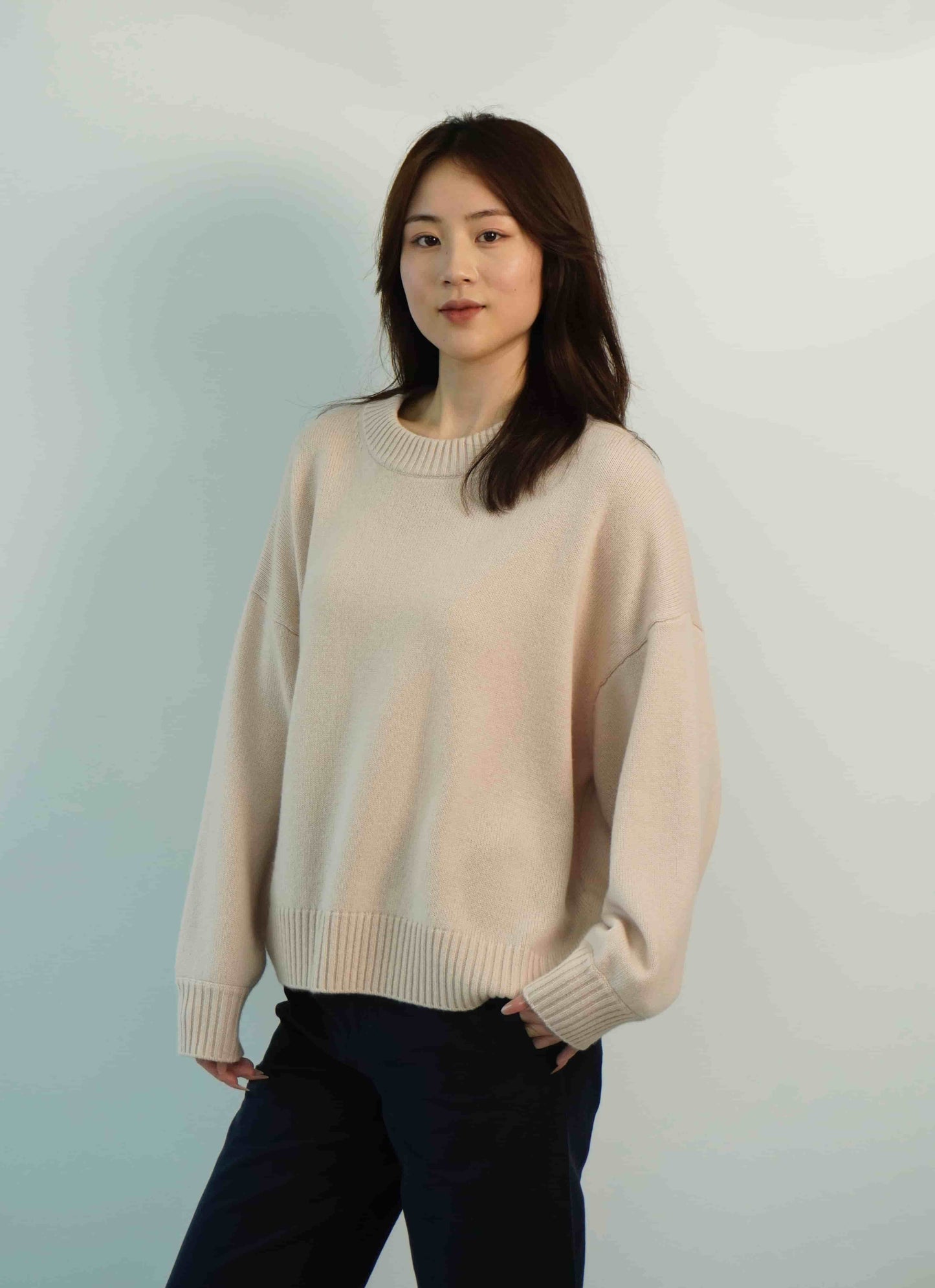 100% Cashmere Loose Fashion Women's Cashmere Sweater