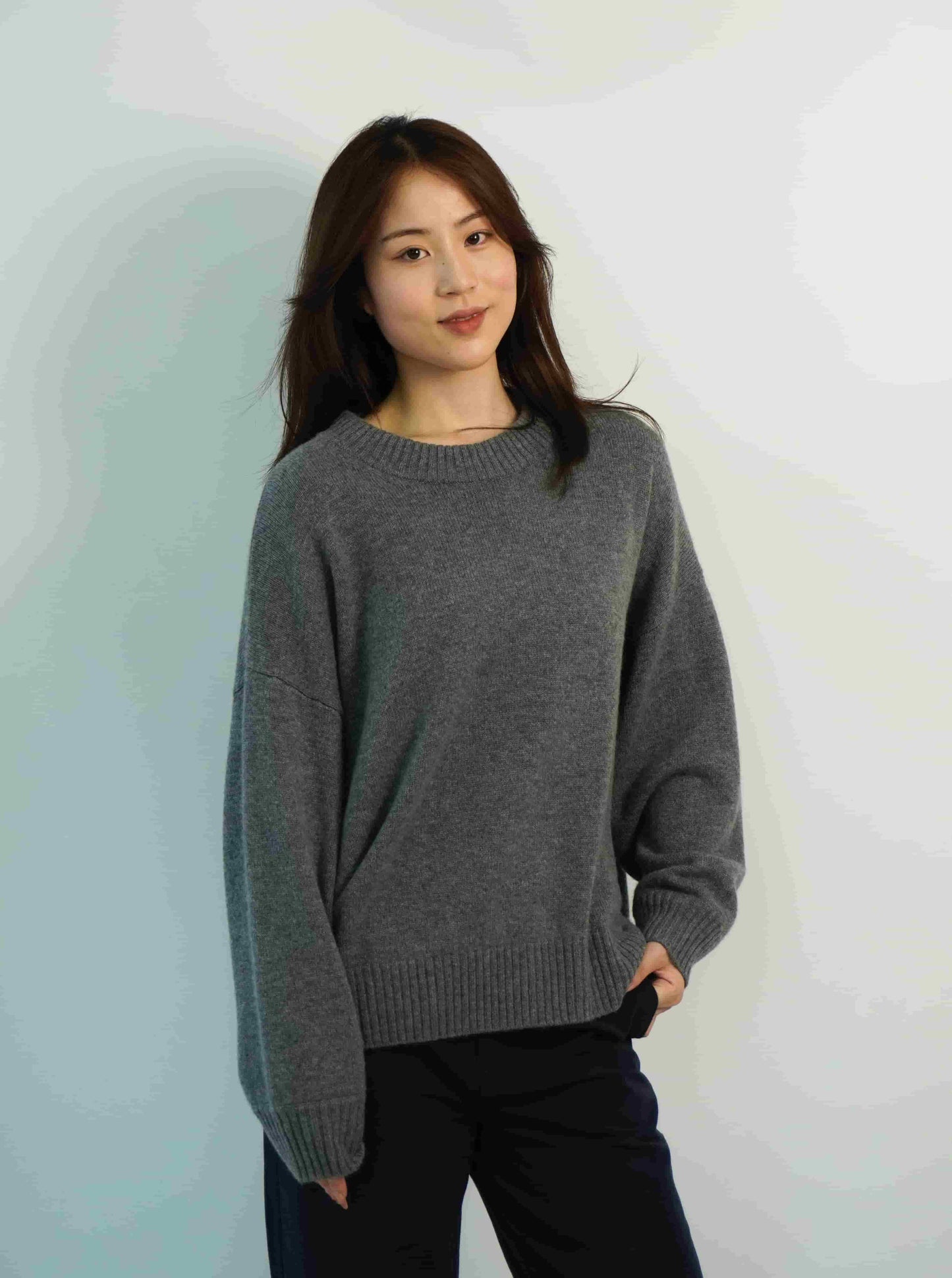 100% Cashmere Loose Fashion Women's Cashmere Sweater
