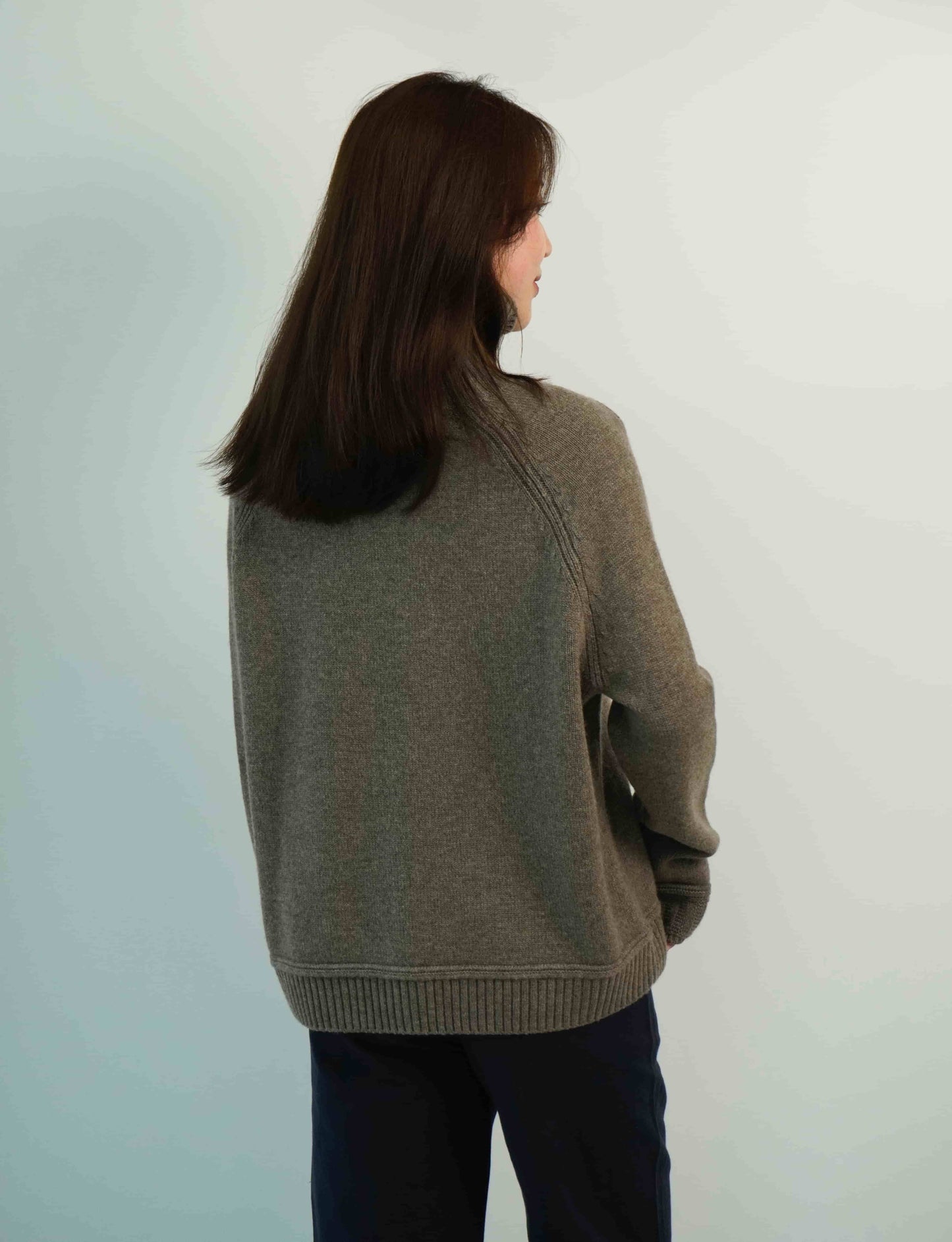 100% Cashmere High Neck Fashion Warm Cashmere Sweater