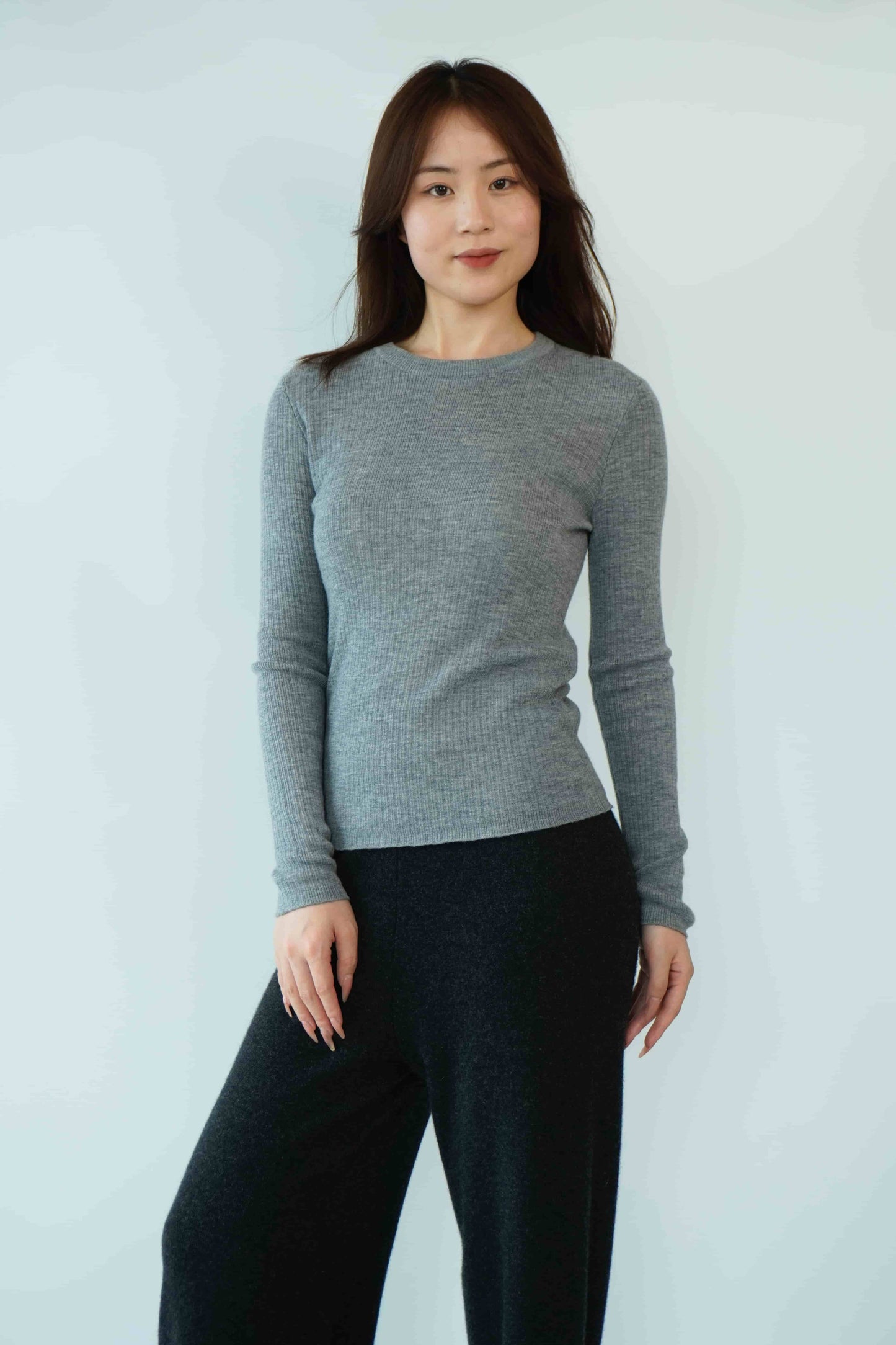 100% Cashmere Soft, cozy, breathable and elegant ladies worsted cashmere sweater