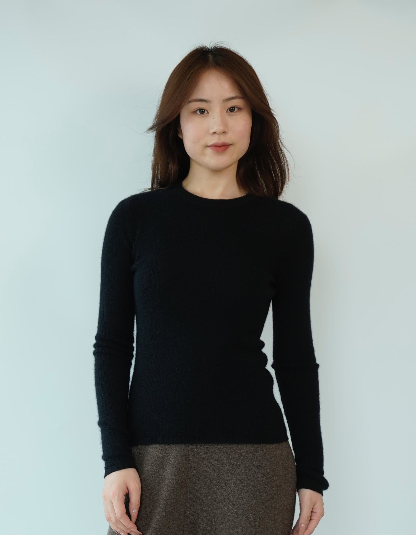100% Cashmere Soft, cozy, breathable and elegant ladies worsted cashmere sweater