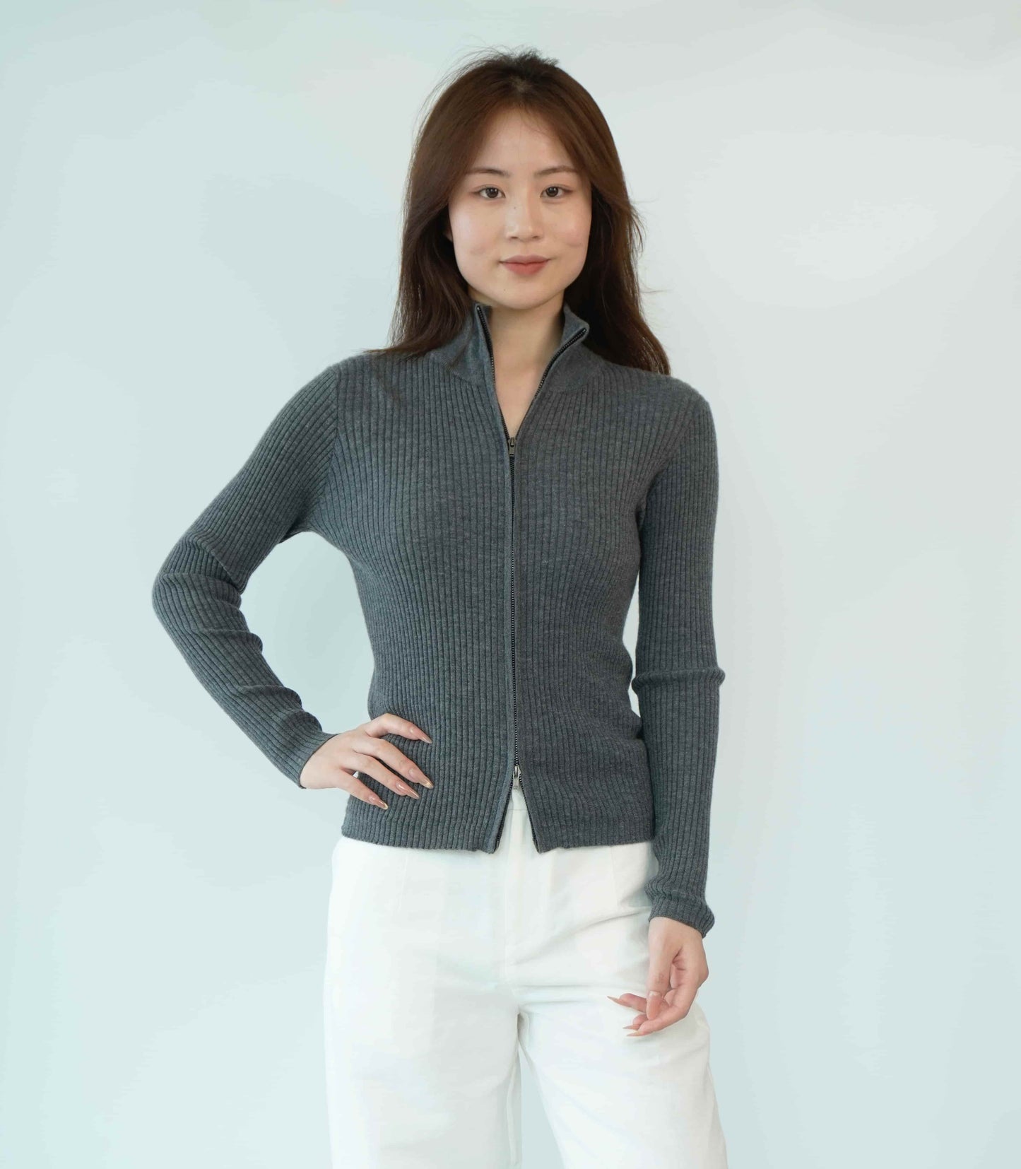 100% Cashmere Top Worsted Ladies Jacket Cashmere Sweater