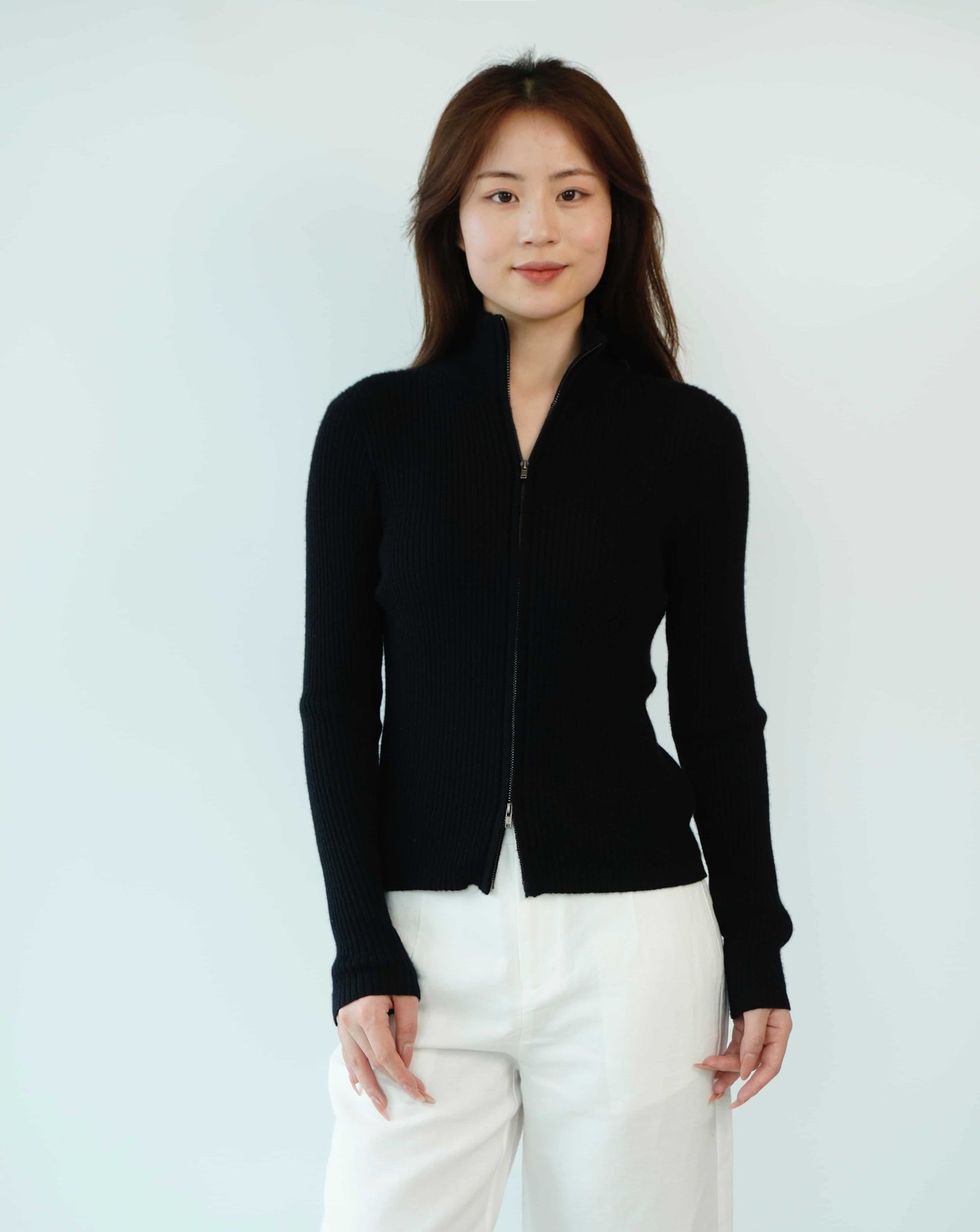 100% Cashmere Top Worsted Ladies Jacket Cashmere Sweater