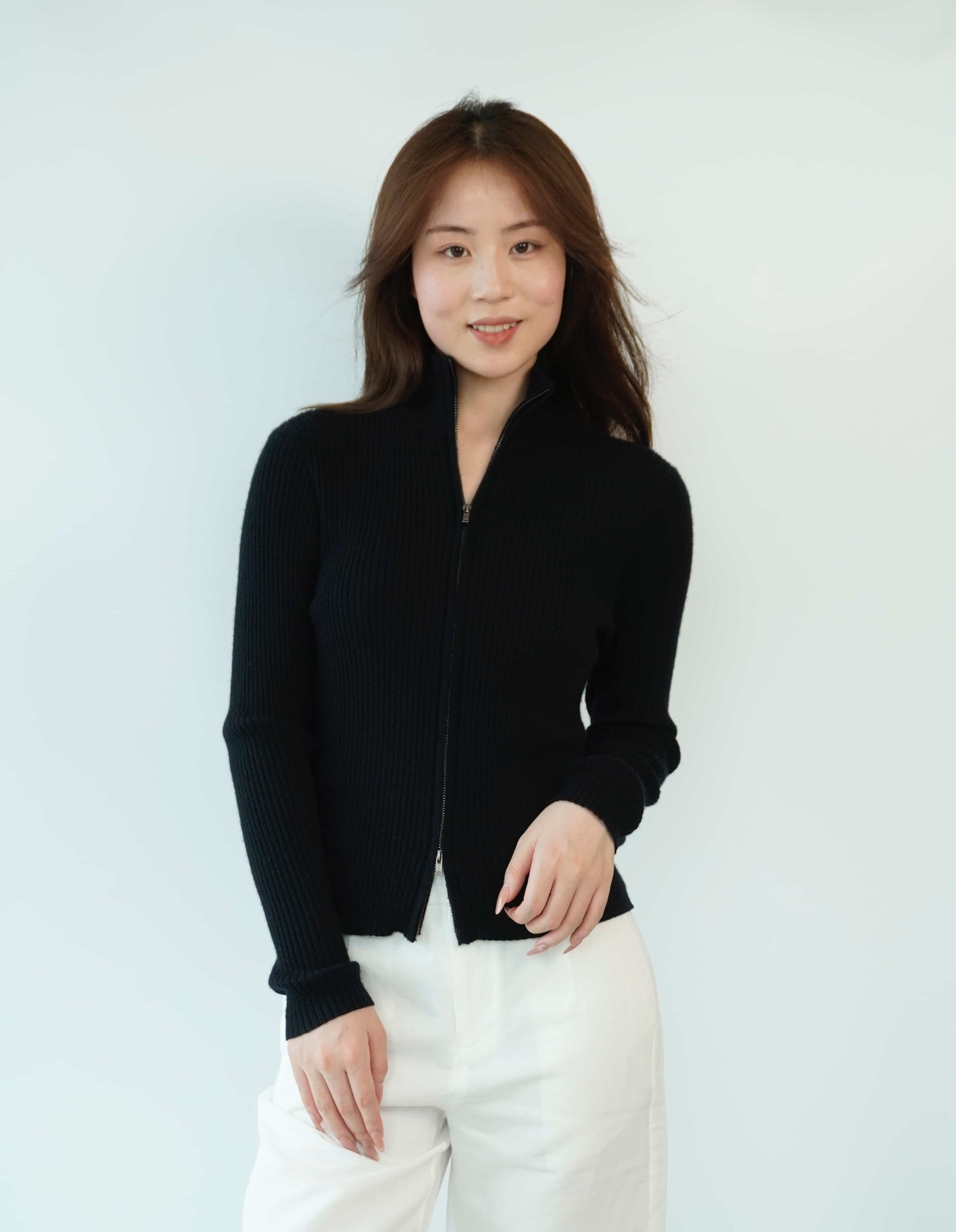 100% Cashmere Top Worsted Ladies Jacket Cashmere Sweater