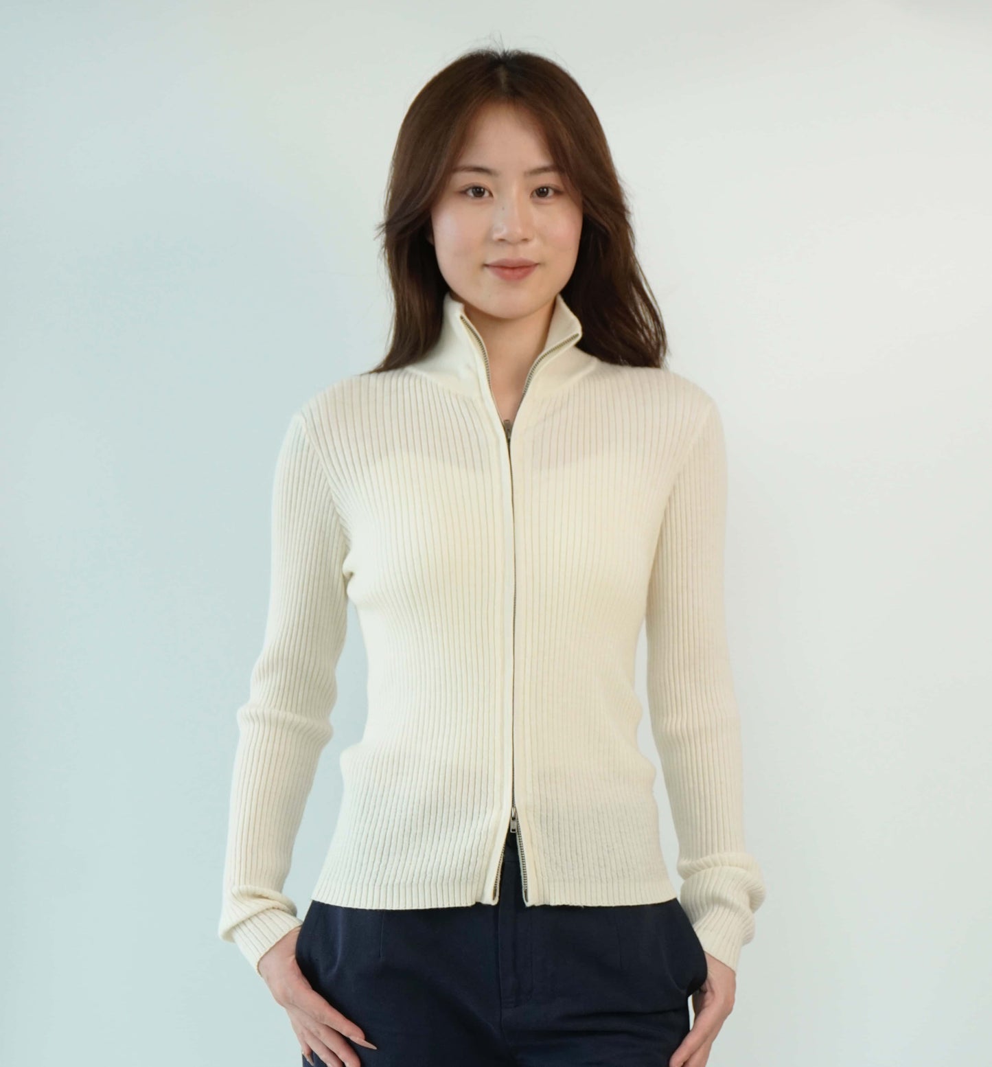 100% Cashmere Top Worsted Ladies Jacket Cashmere Sweater