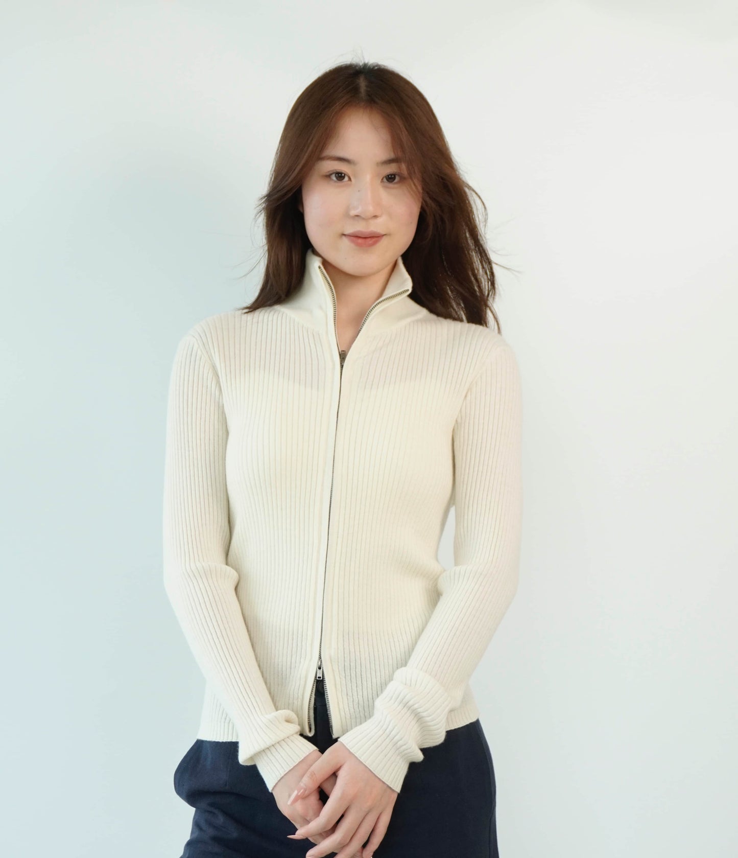 100% Cashmere Top Worsted Ladies Jacket Cashmere Sweater