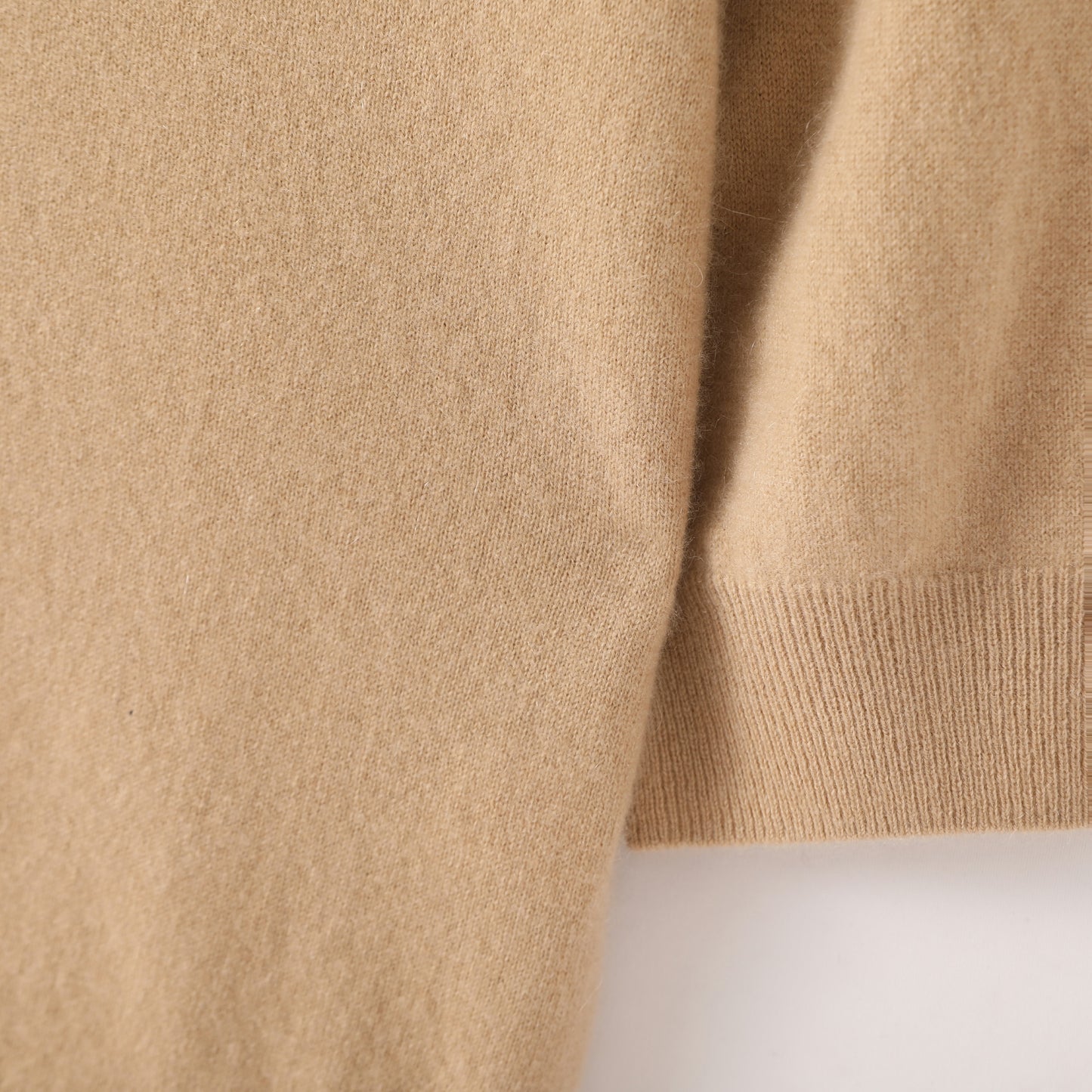 100% Cashmere High Neck Mid Sleeve Elegant Natural Comfort Ladies Cashmere Sweater