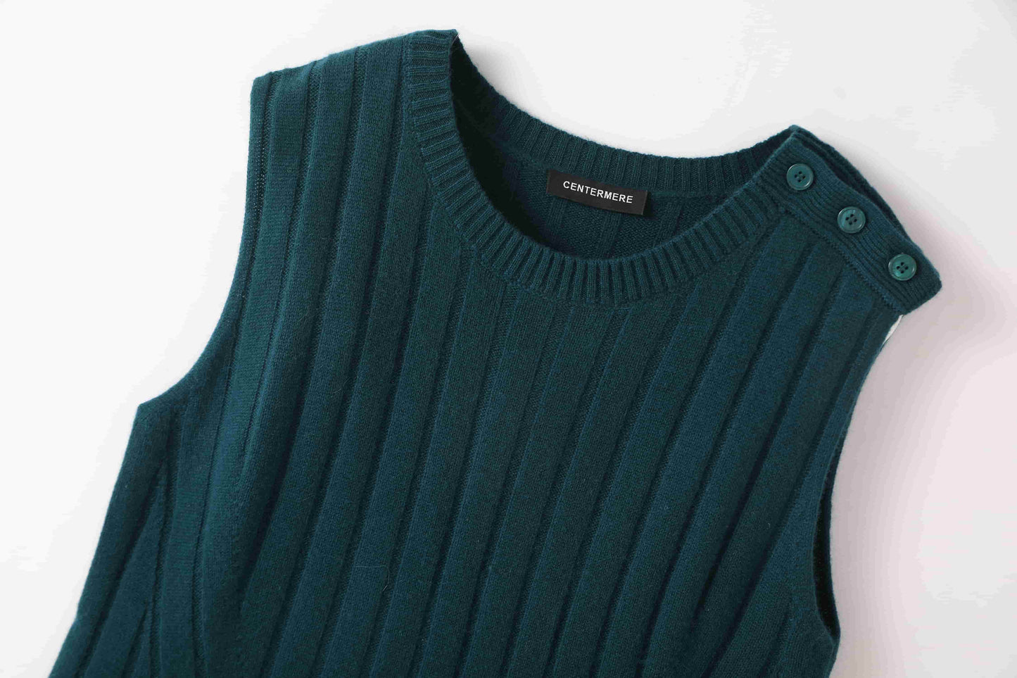 100% cashmere round neck slim fashion ladies cashmere vest