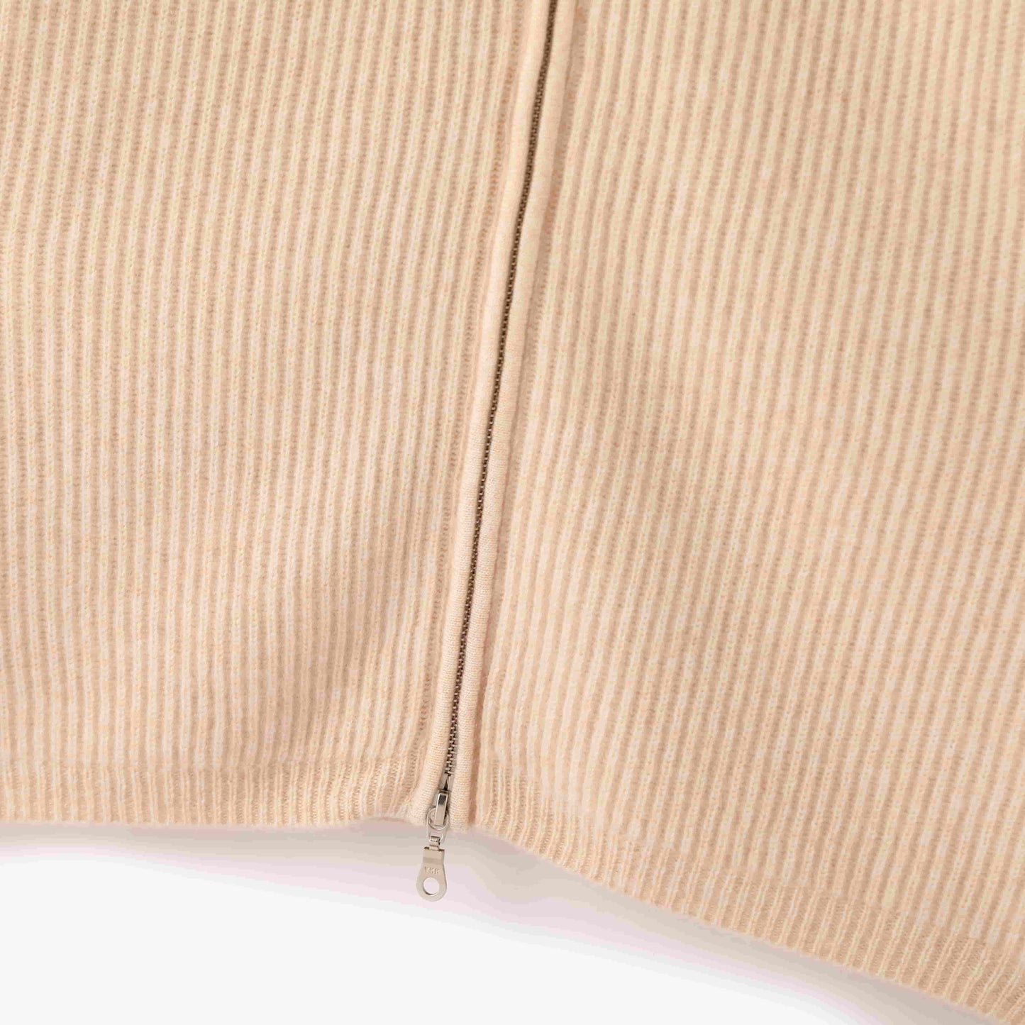 100% cashmere Fashionable warm double head zipper men's cashmere jacket