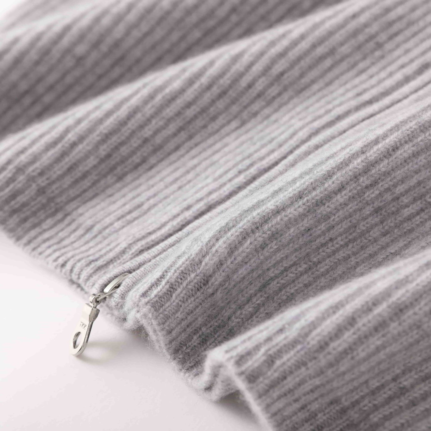 100% cashmere Fashionable warm double head zipper men's cashmere jacket