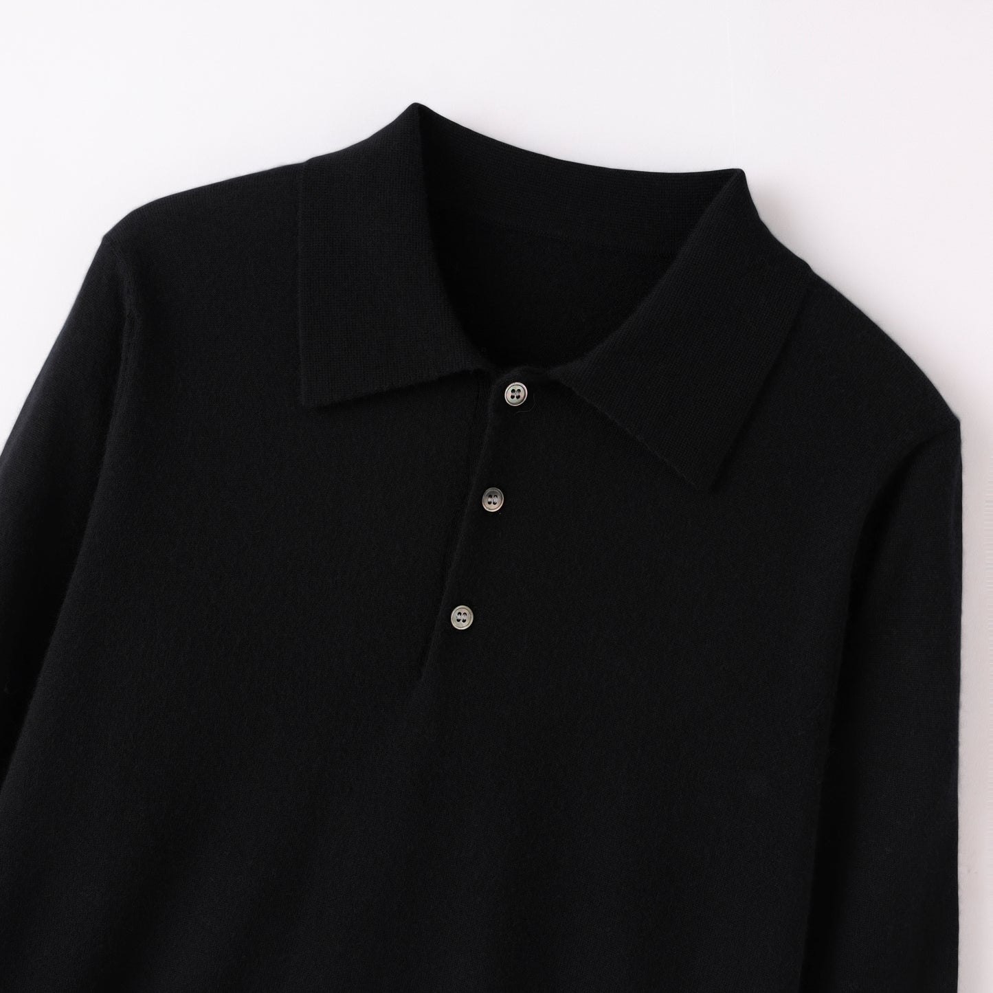 100% Cashmere Polo Neck Worsted Craftsmanship Elegant Texture Women's Cashmere Sweater