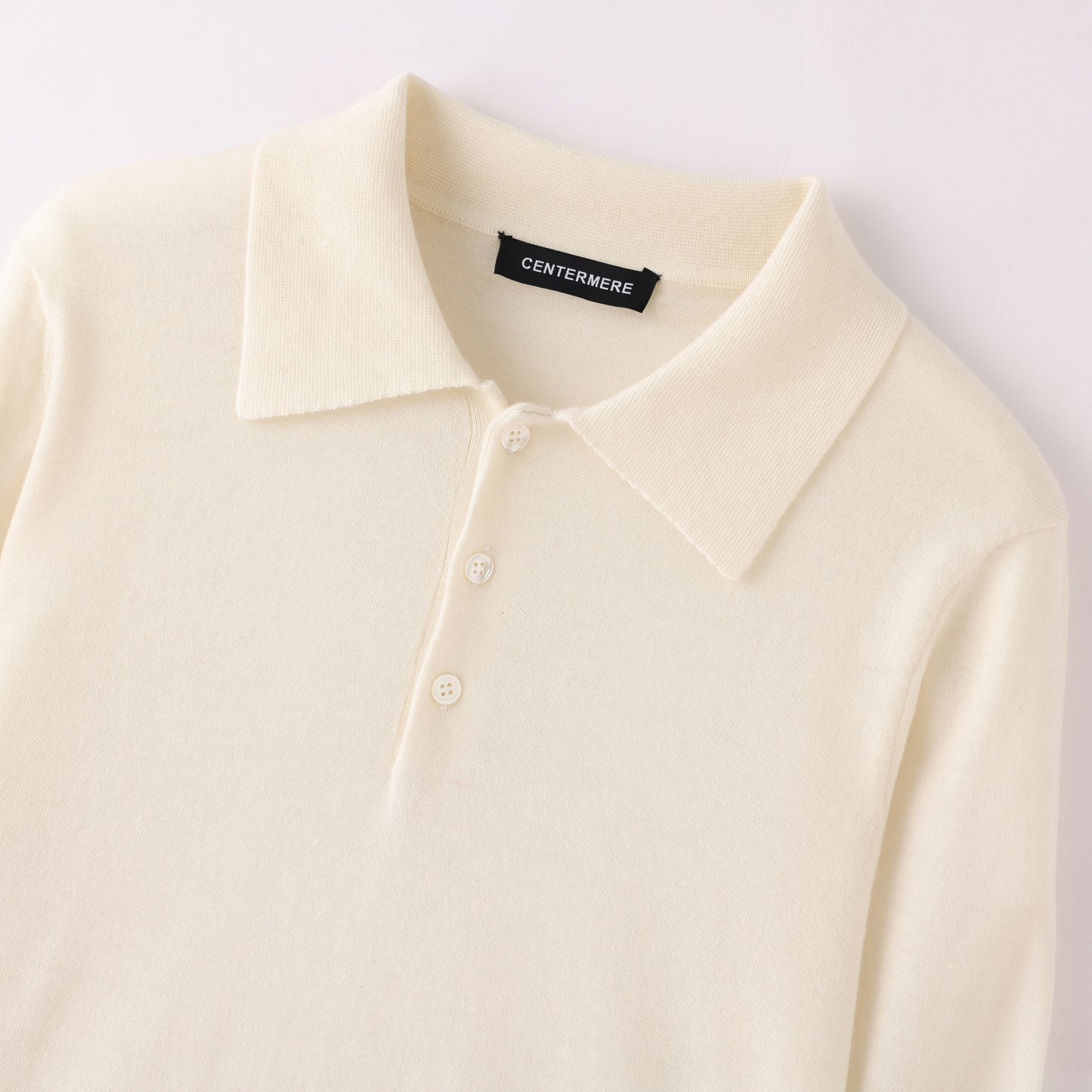 100% Cashmere Polo Neck Worsted Craftsmanship Elegant Texture Women's Cashmere Sweater