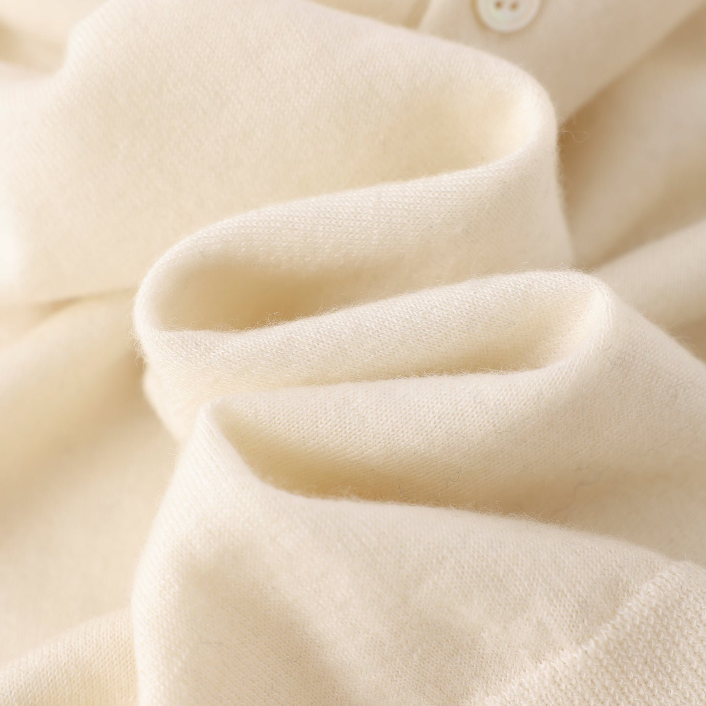 100% Cashmere Polo Neck Worsted Craftsmanship Elegant Texture Women's Cashmere Sweater