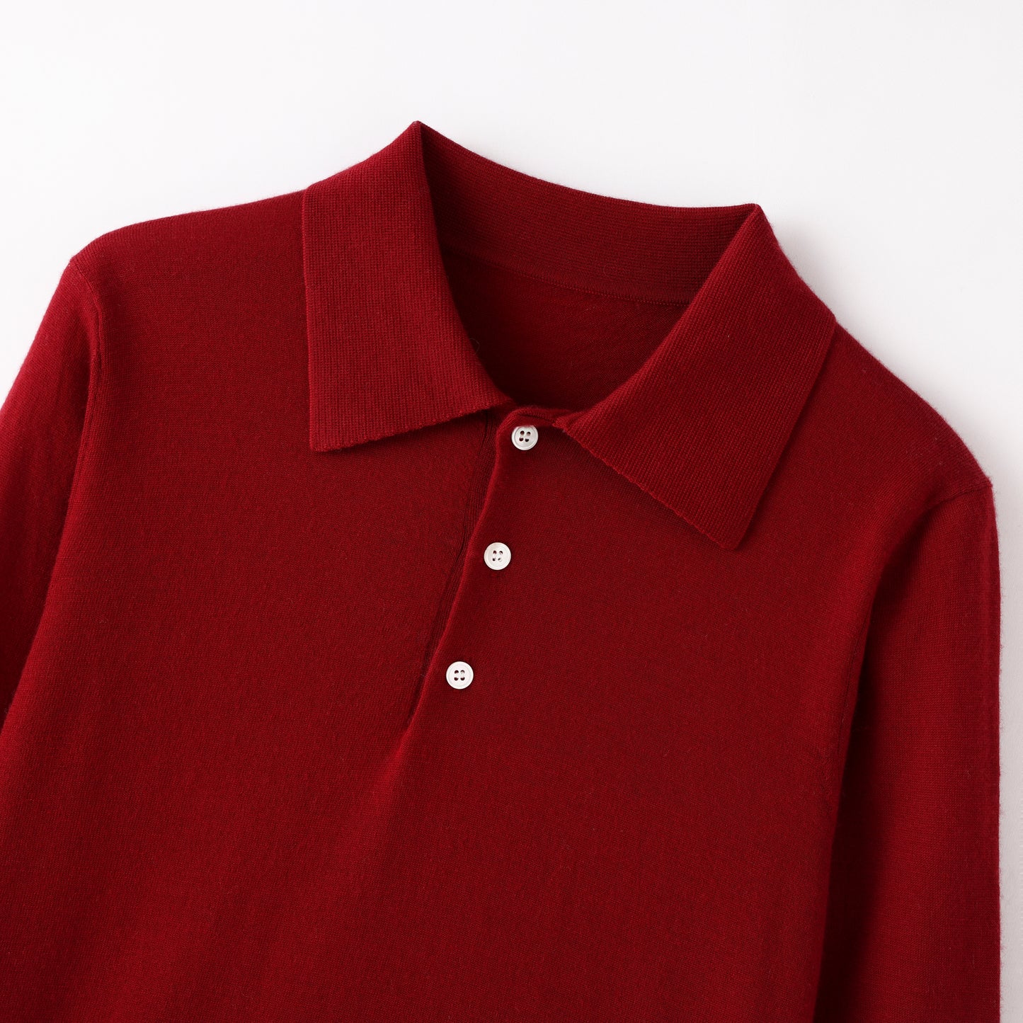 100% Cashmere Polo Neck Worsted Craftsmanship Elegant Texture Women's Cashmere Sweater