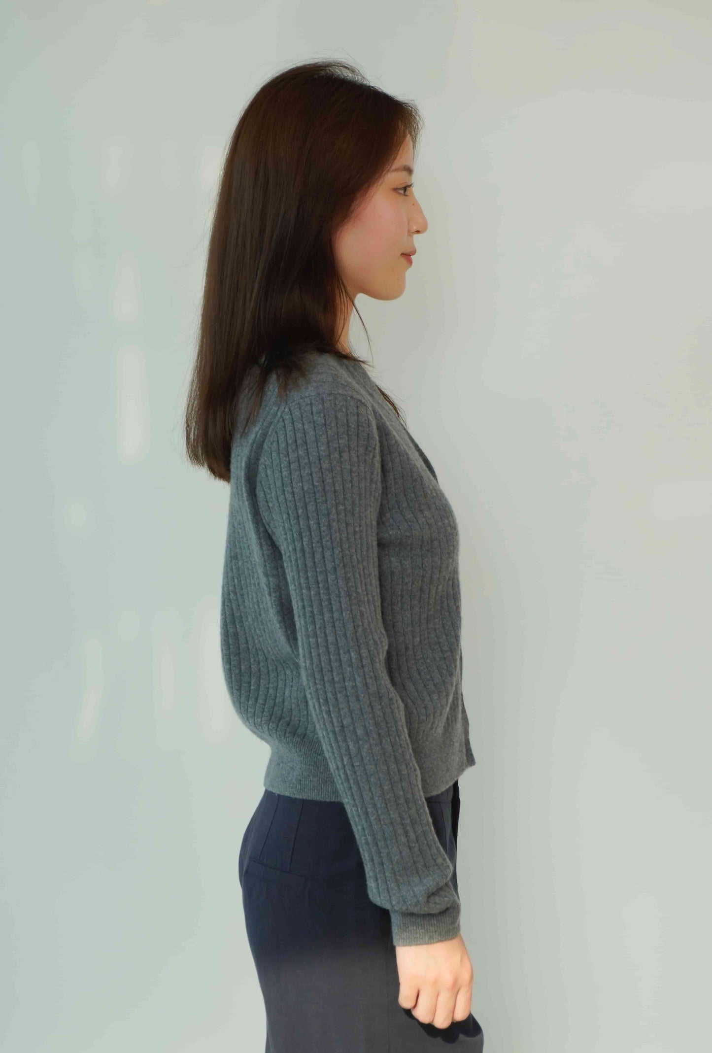 100% Cashmere Elegant Sexy Classic Cardigan Cashmere Sweater