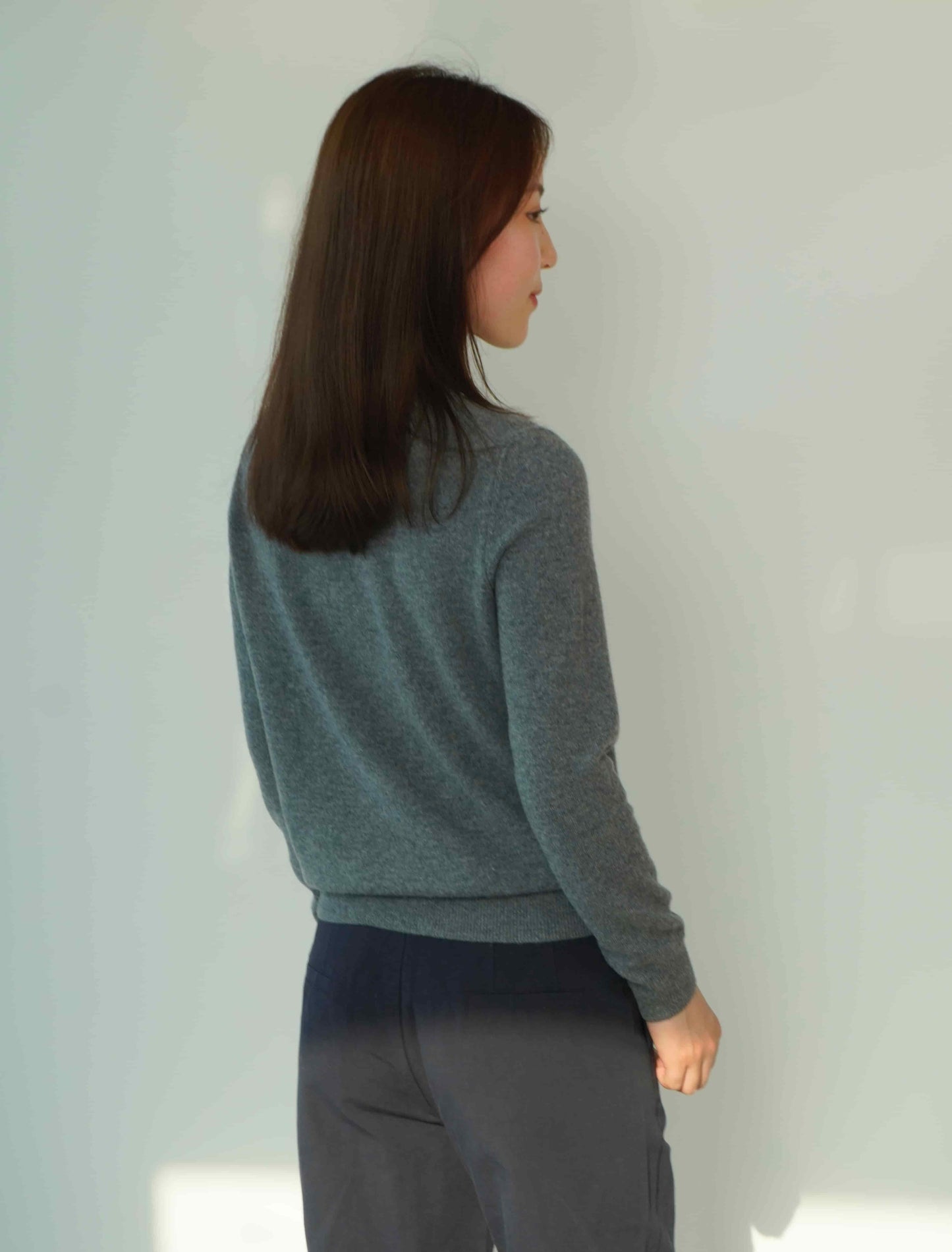 100% Cashmere Crew Neck Classic Soft Warm Exclusive Design Cashmere Sweater