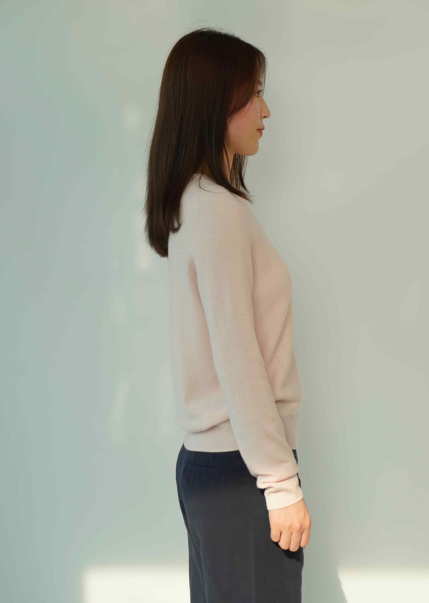 100% Cashmere Crew Neck Classic Soft Warm Exclusive Design Cashmere Sweater