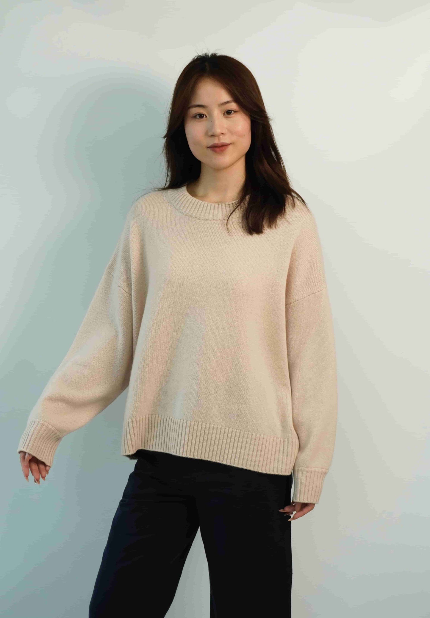 100% Cashmere Loose Fashion Women's Cashmere Sweater