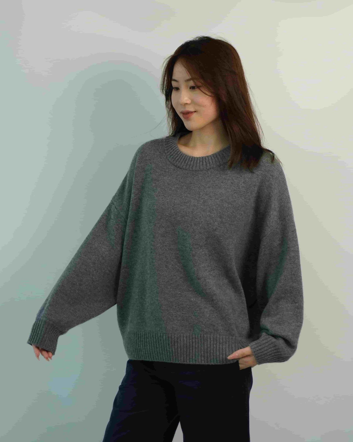 100% Cashmere Loose Fashion Women's Cashmere Sweater