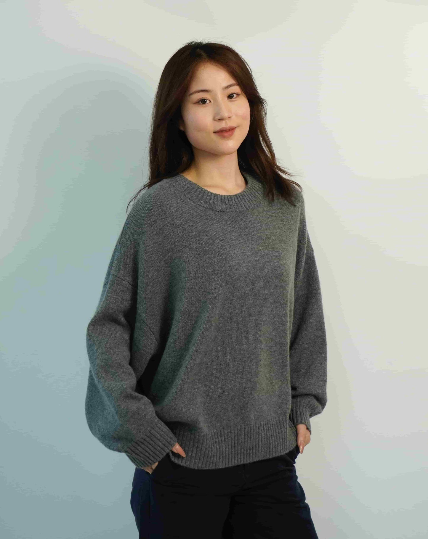 100% Cashmere Loose Fashion Women's Cashmere Sweater