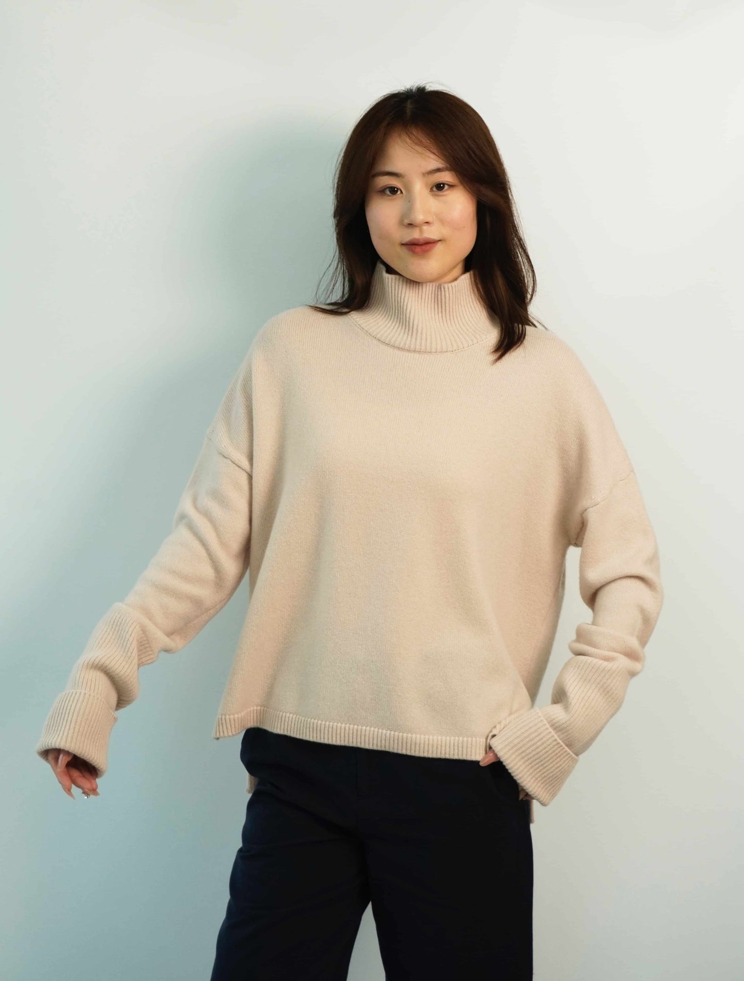 100% Cashmere Stylish Design Elegant Cashmere Sweater