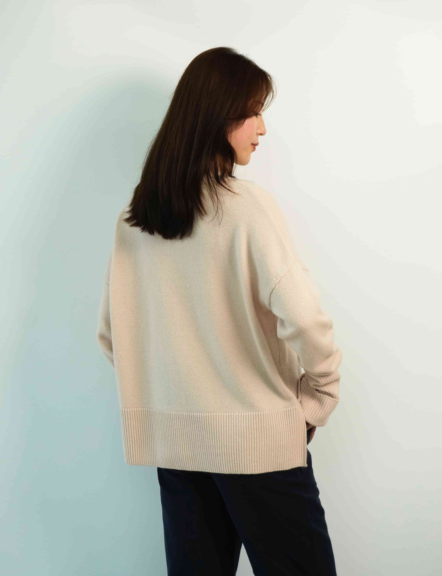 100% Cashmere Stylish Design Elegant Cashmere Sweater