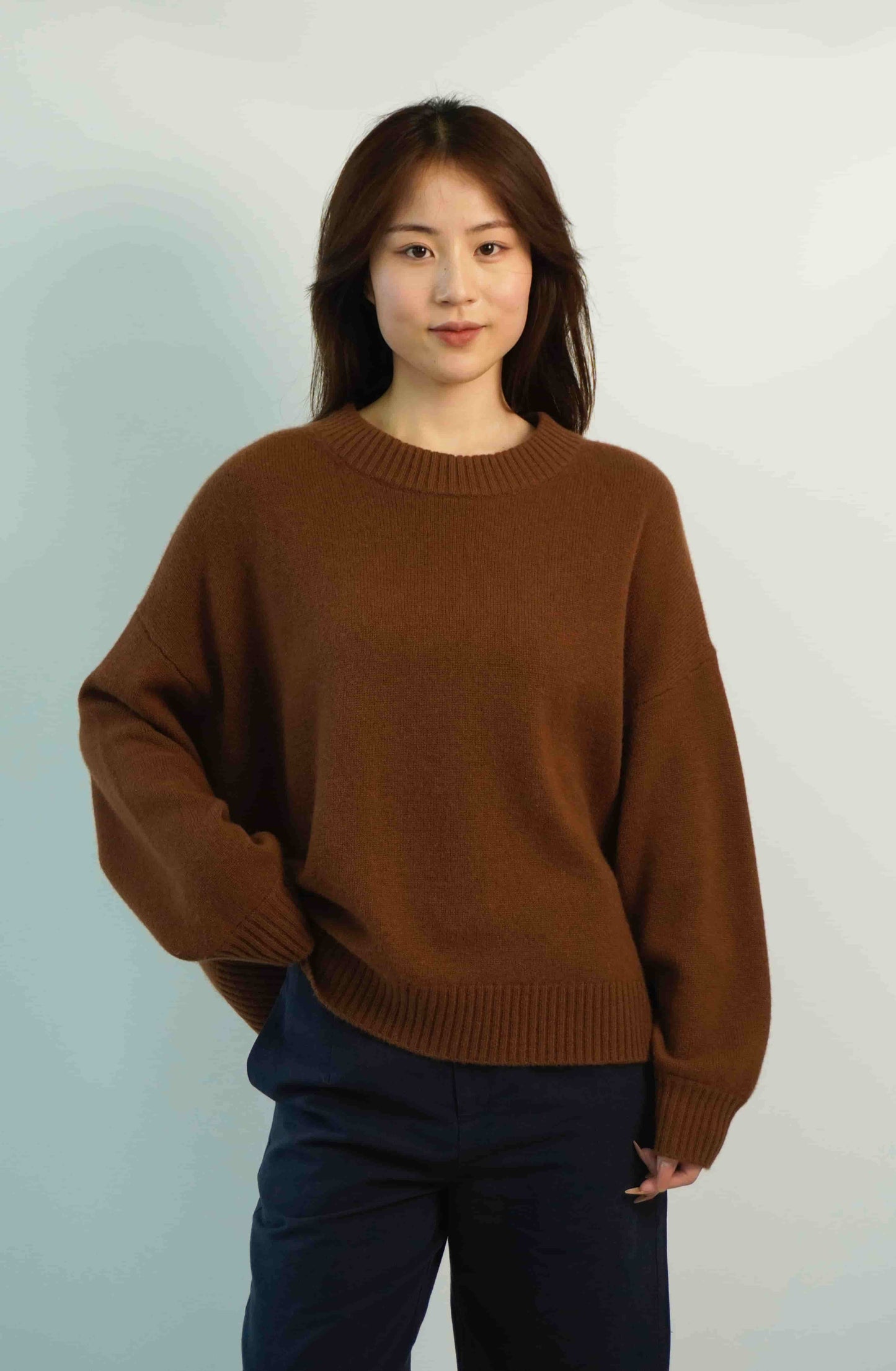 100% Cashmere Loose Fashion Women's Cashmere Sweater