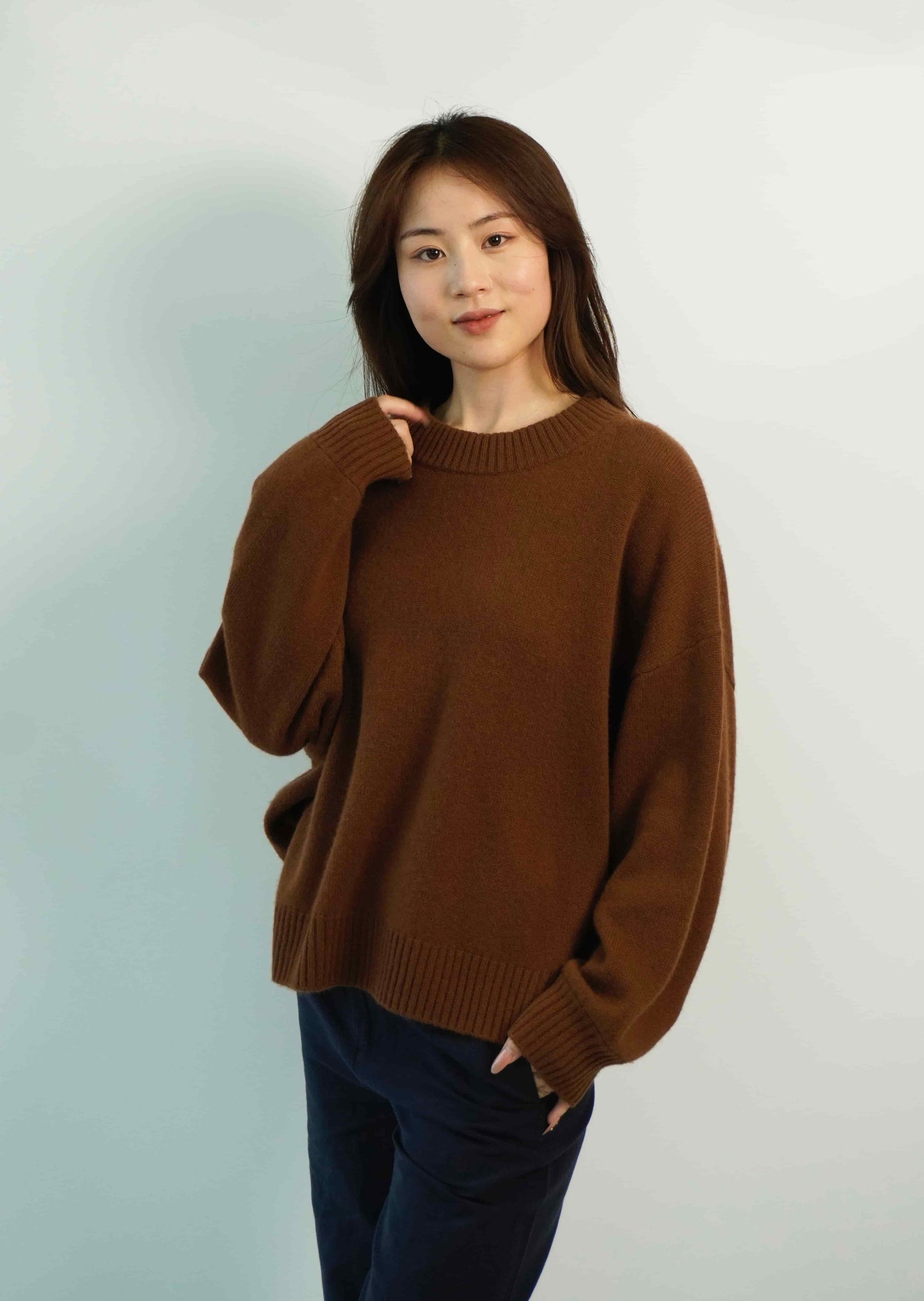 100% Cashmere Loose Fashion Women's Cashmere Sweater