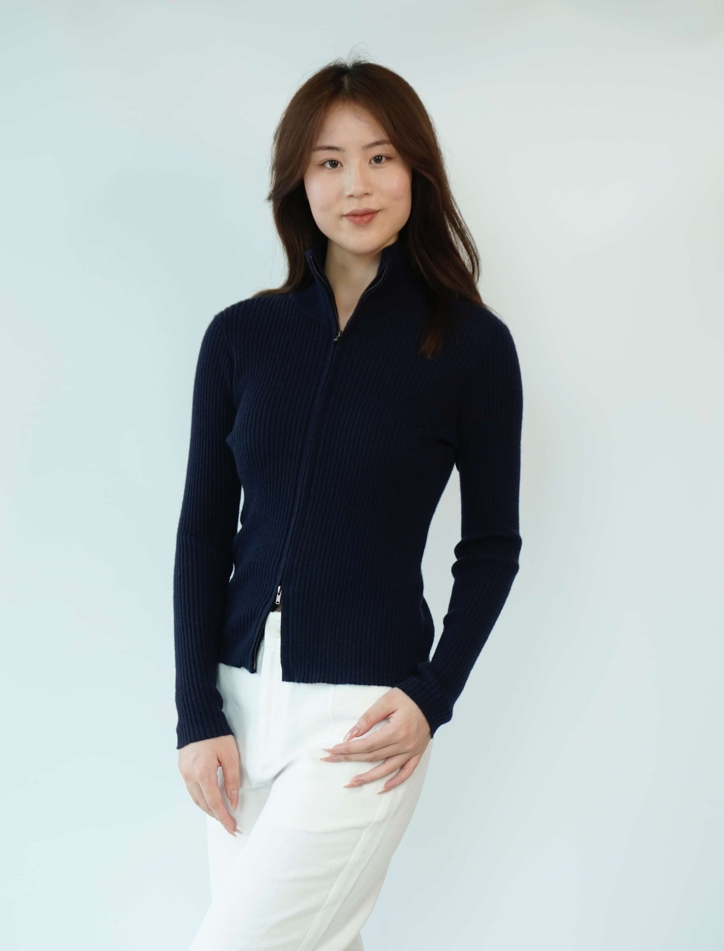 100% Cashmere Top Worsted Ladies Jacket Cashmere Sweater