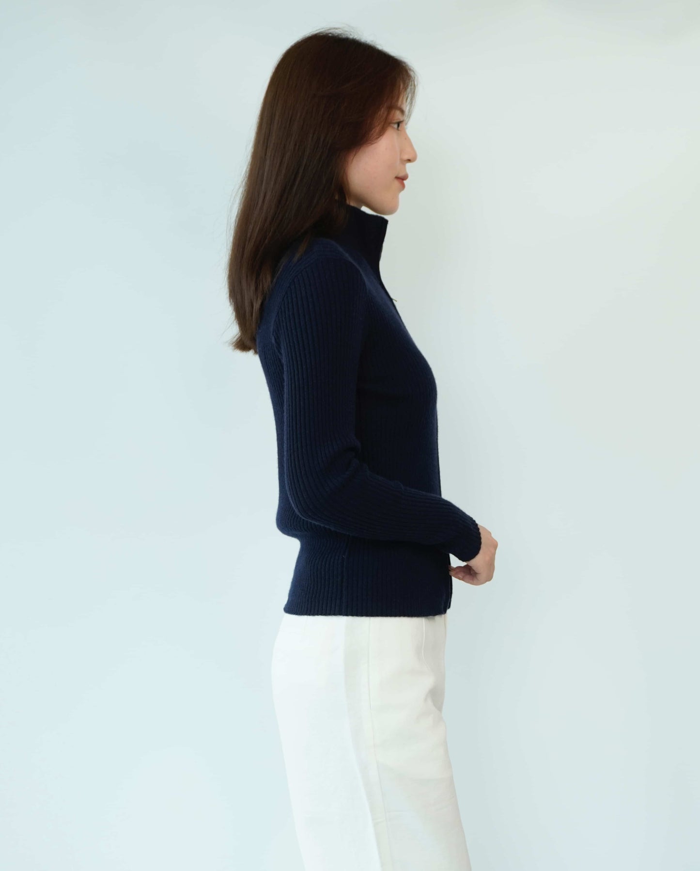 100% Cashmere Top Worsted Ladies Jacket Cashmere Sweater