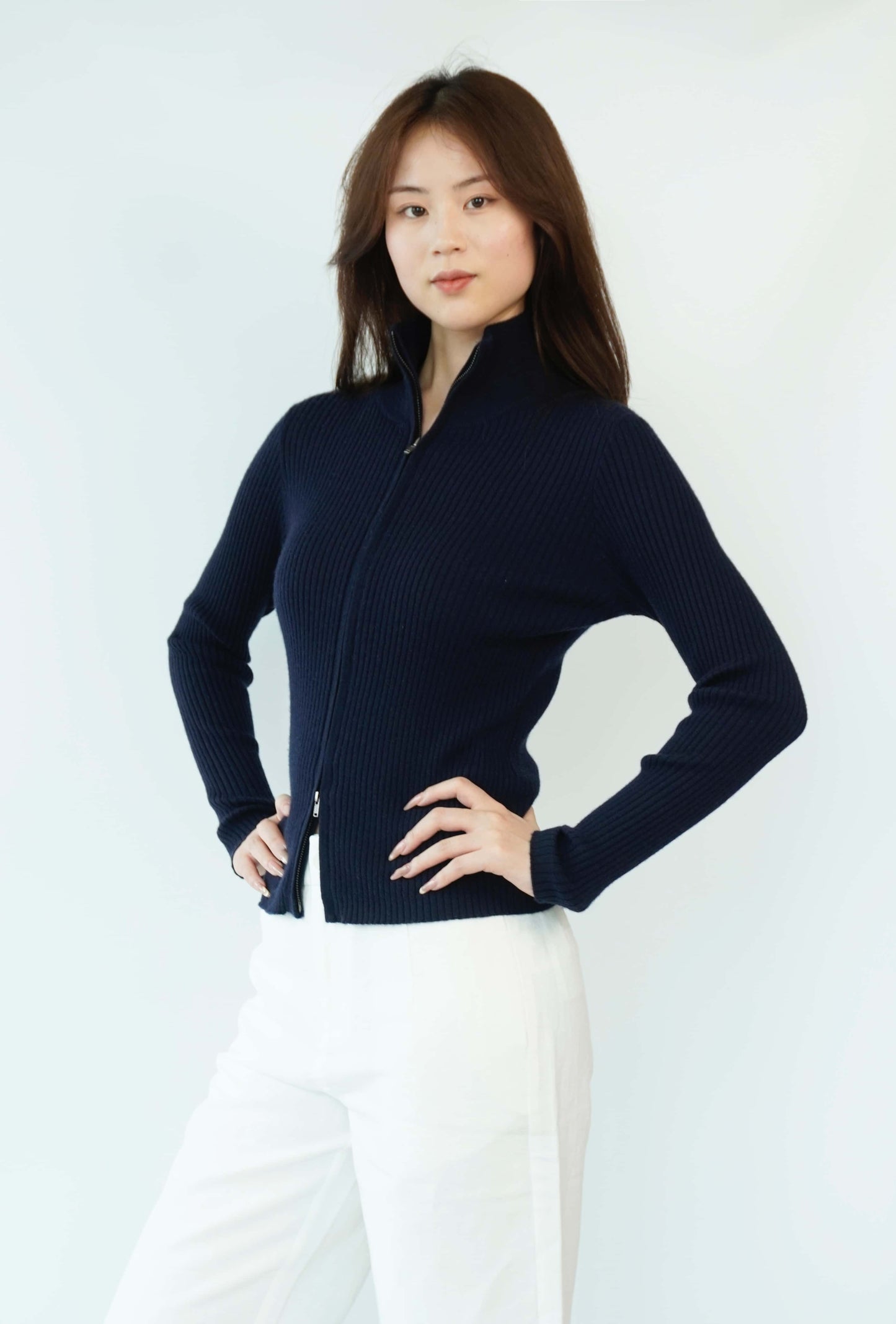 100% Cashmere Top Worsted Ladies Jacket Cashmere Sweater