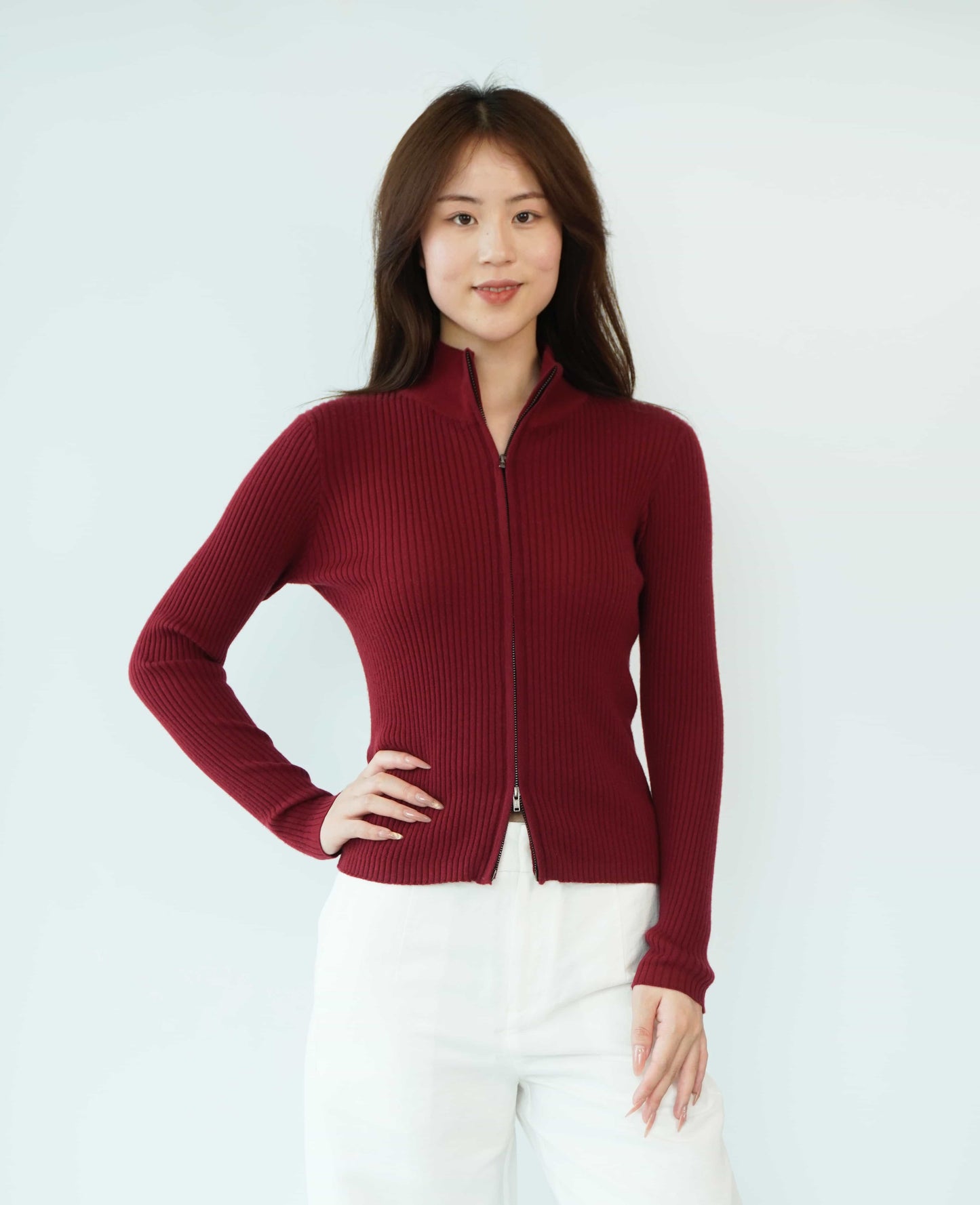 100% Cashmere Top Worsted Ladies Jacket Cashmere Sweater