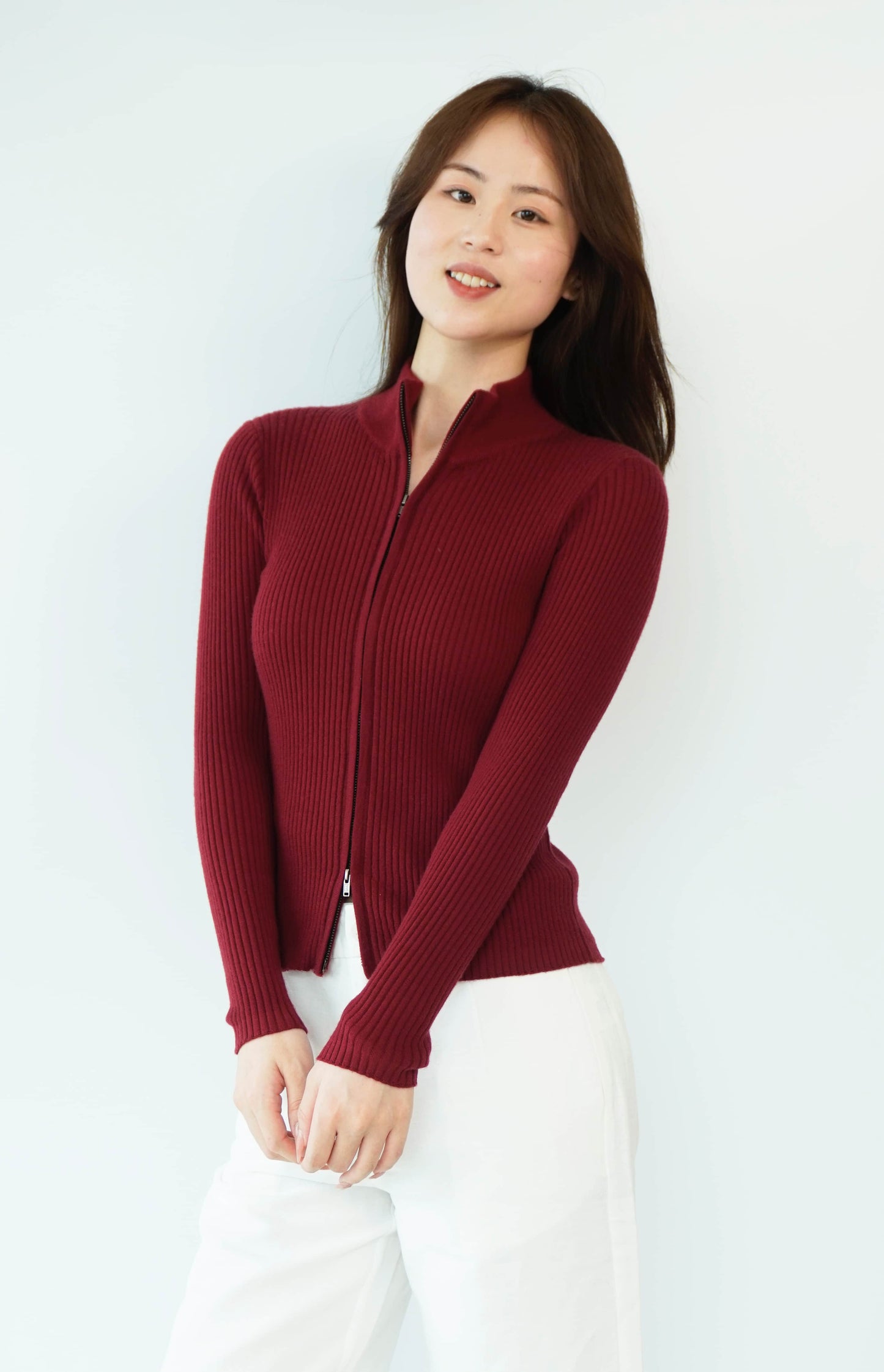 100% Cashmere Top Worsted Ladies Jacket Cashmere Sweater