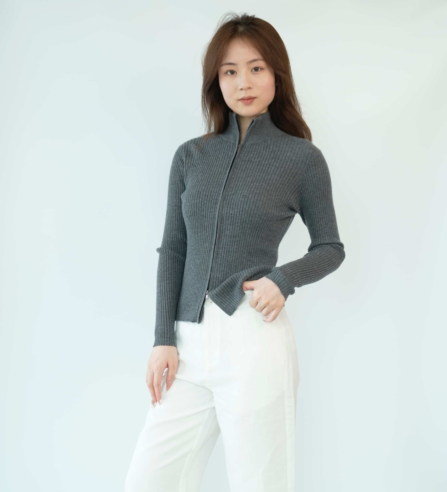 100% Cashmere Top Worsted Ladies Jacket Cashmere Sweater
