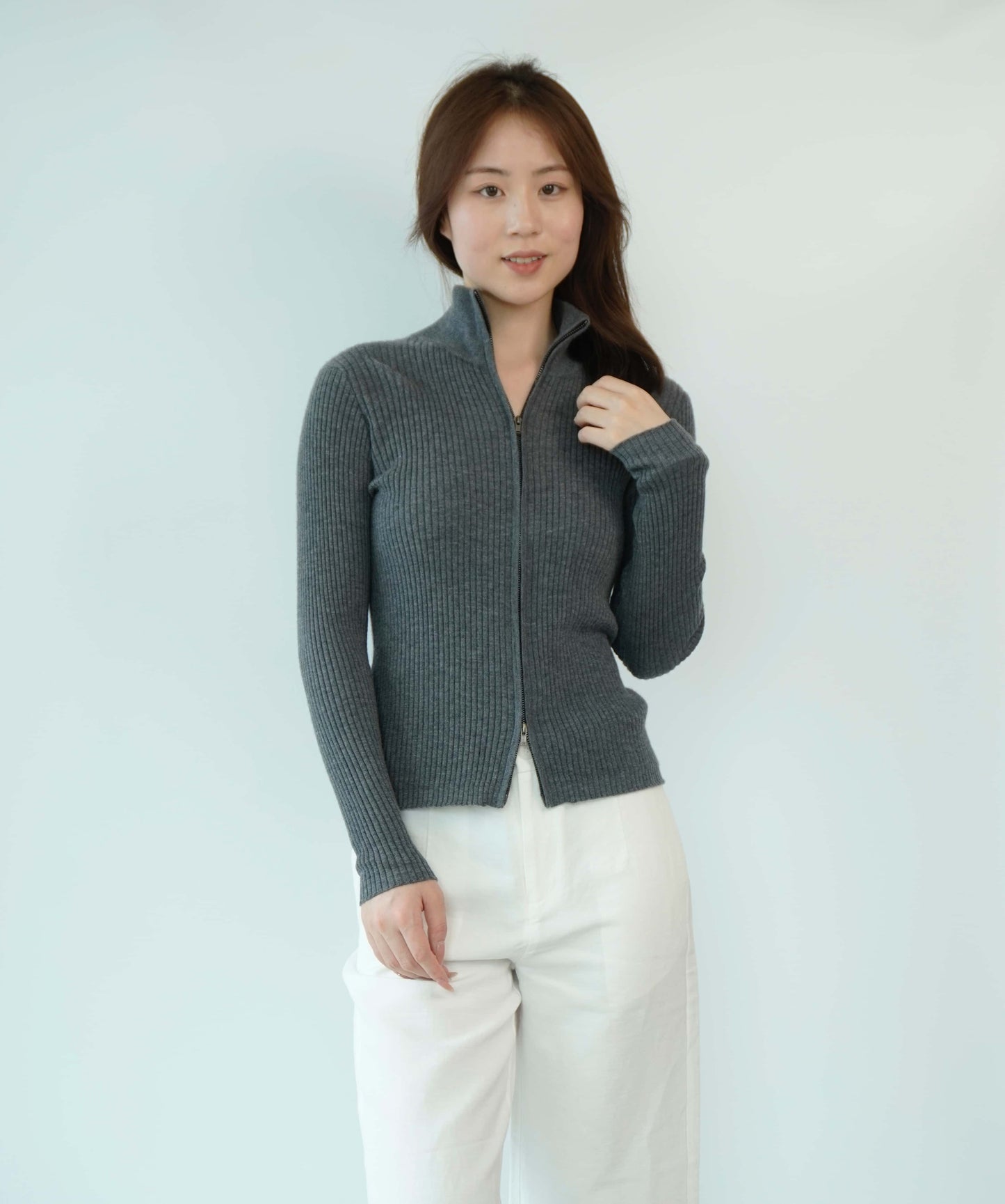 100% Cashmere Top Worsted Ladies Jacket Cashmere Sweater