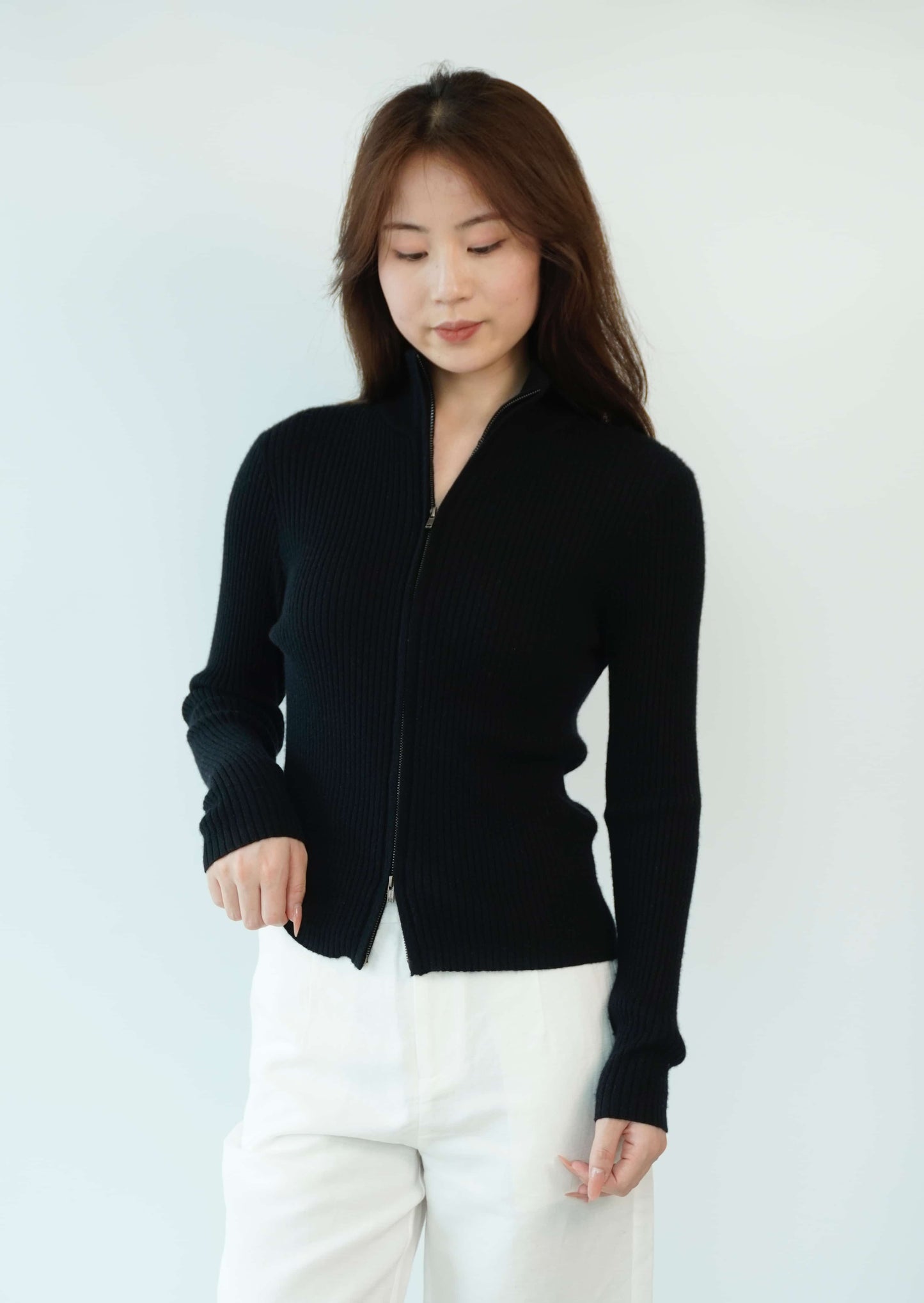 100% Cashmere Top Worsted Ladies Jacket Cashmere Sweater
