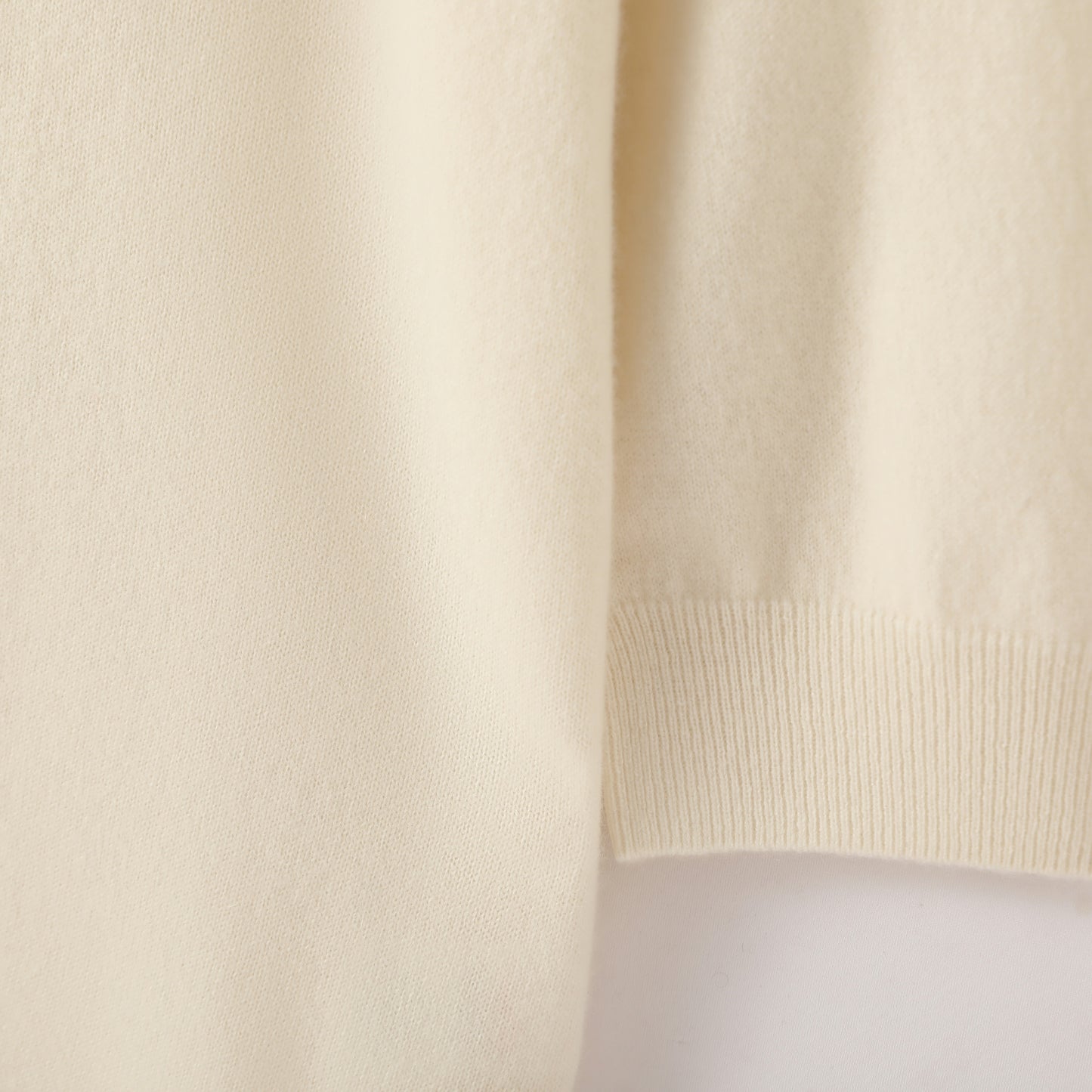 100% Cashmere High Neck Mid Sleeve Elegant Natural Comfort Ladies Cashmere Sweater