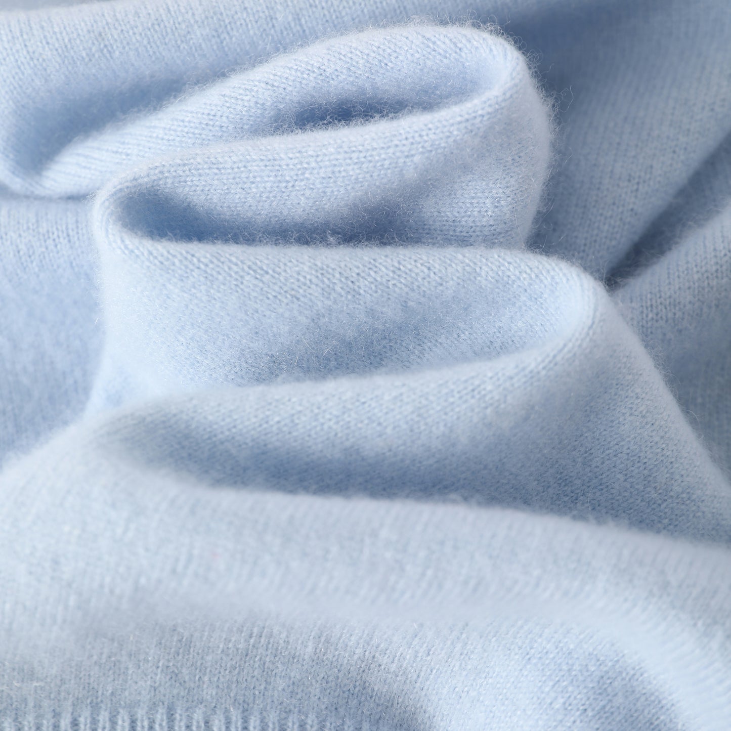 100% Cashmere High Neck Mid Sleeve Elegant Natural Comfort Ladies Cashmere Sweater