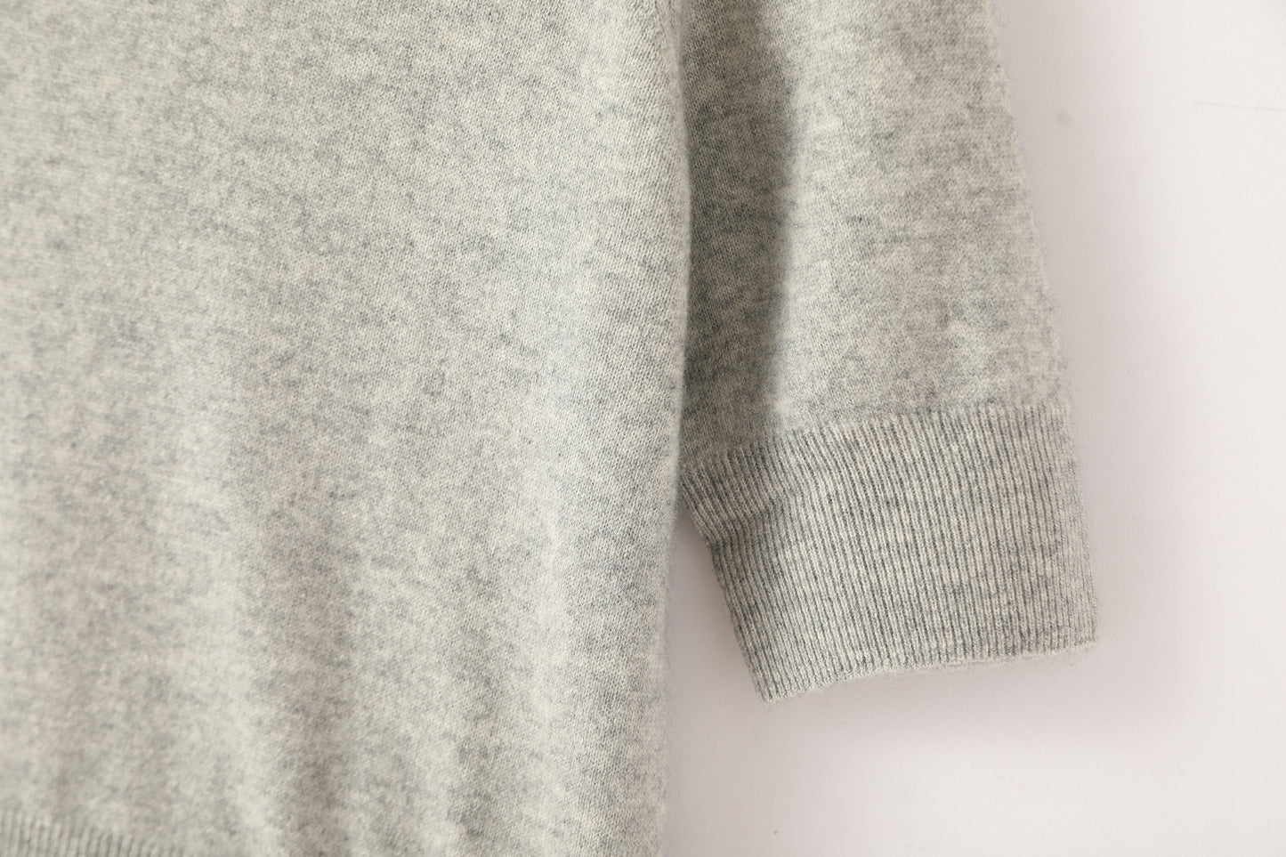 100% Cashmere Short Sleeve Slim Elegant Women's Top